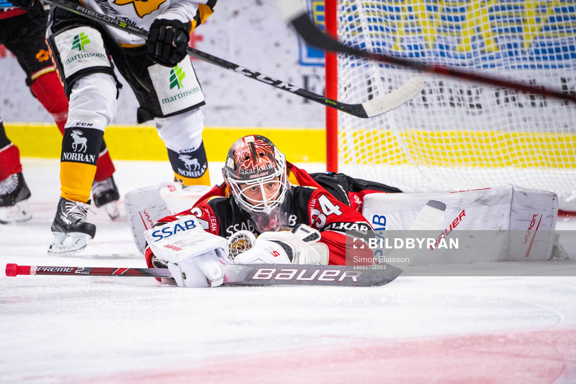 Luleås målvakt Joel Lassinatti