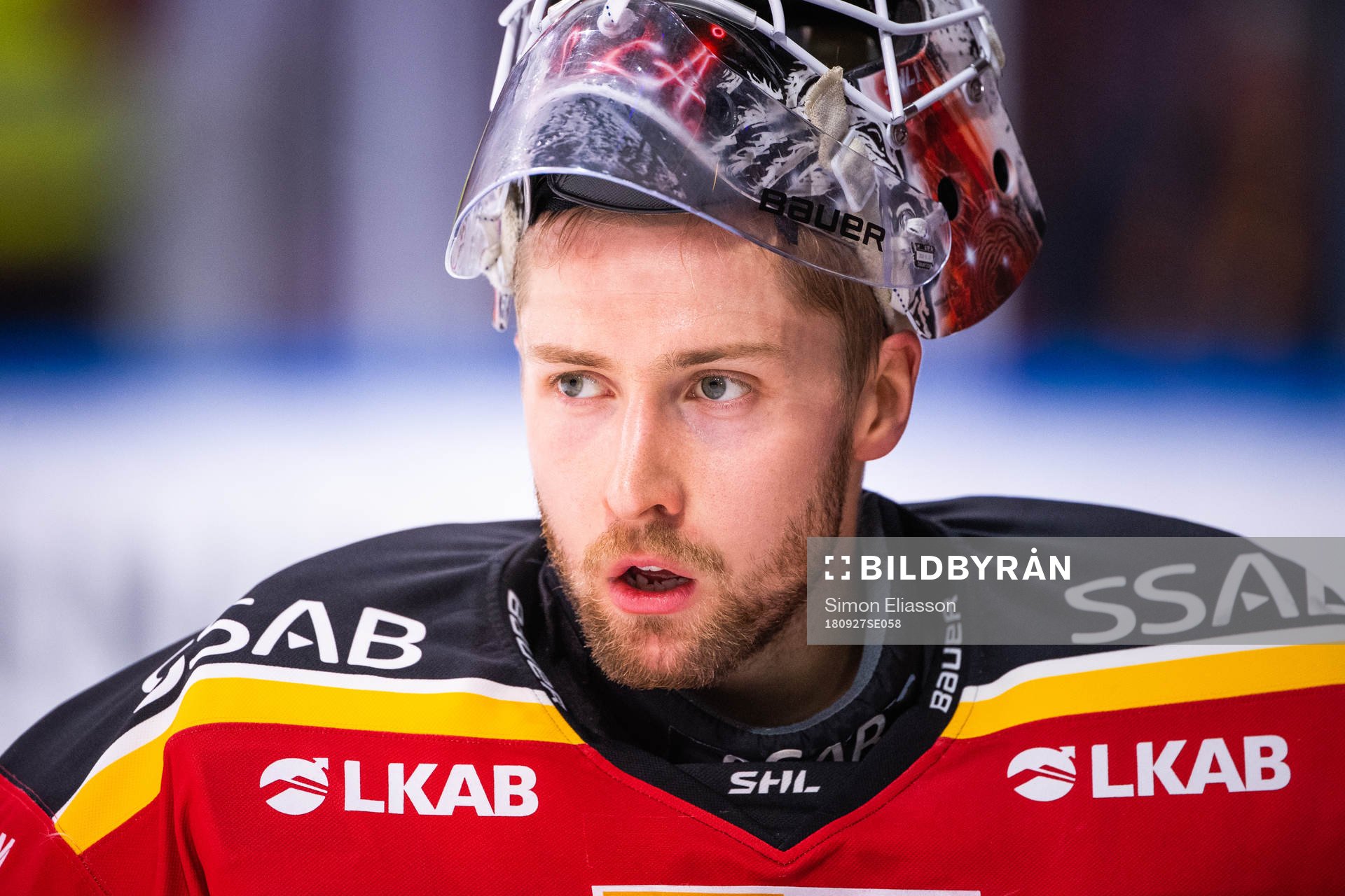 Luleås målvakt Joel Lassinatti