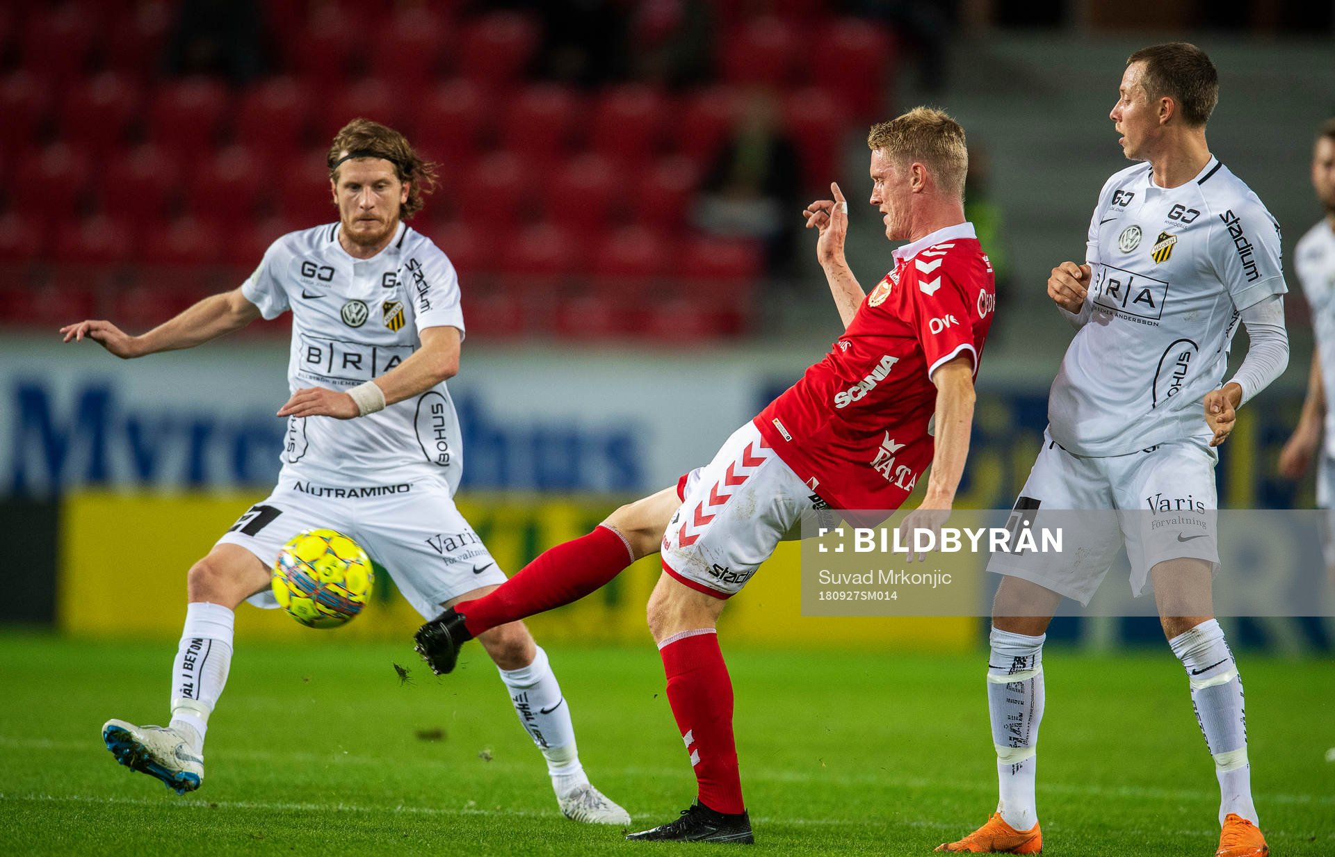 Kalmars Rasmus Elm och Häckens Erik Friberg och Häckens
