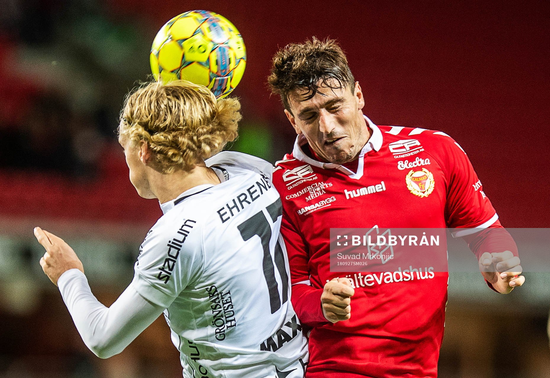 Kalmars Erton Fejzullahu och Häckens Gustav Berggren