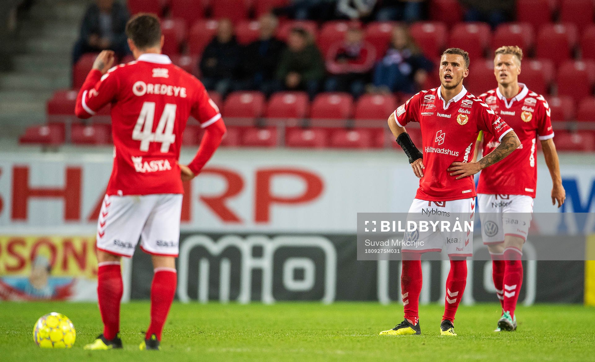 Kalmars Erton Fejzullahu, Herman Hallberg och Viktor Elm