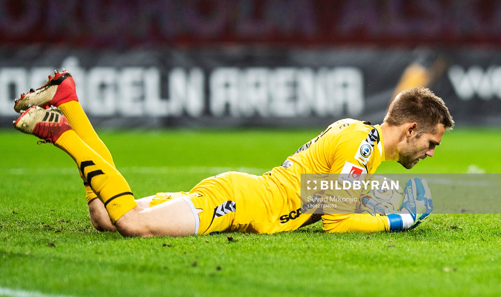 Kalmars målvakt Lucas Hägg-Johansson