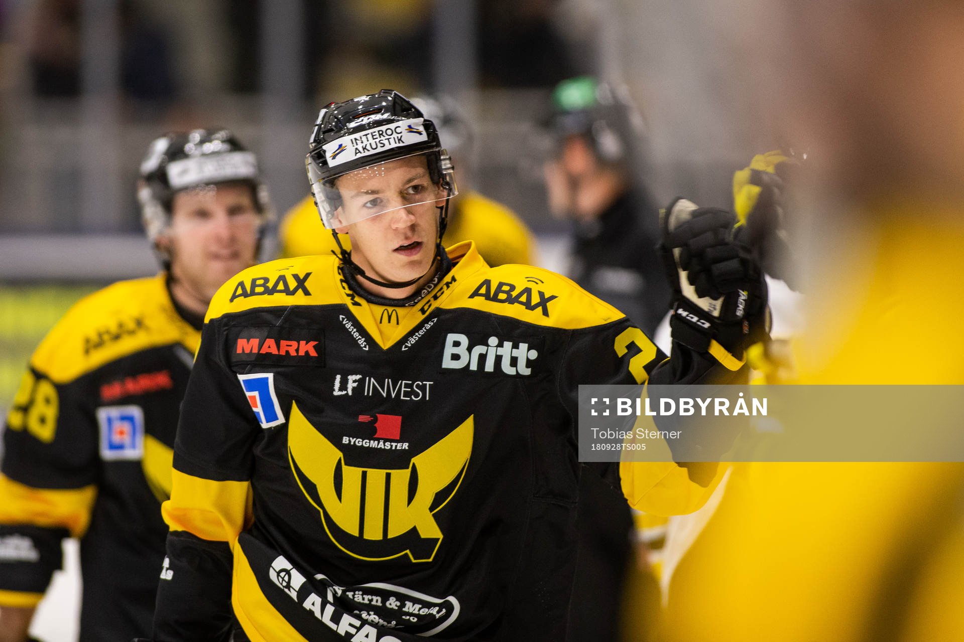 Västerås Sebastian Benker jublar