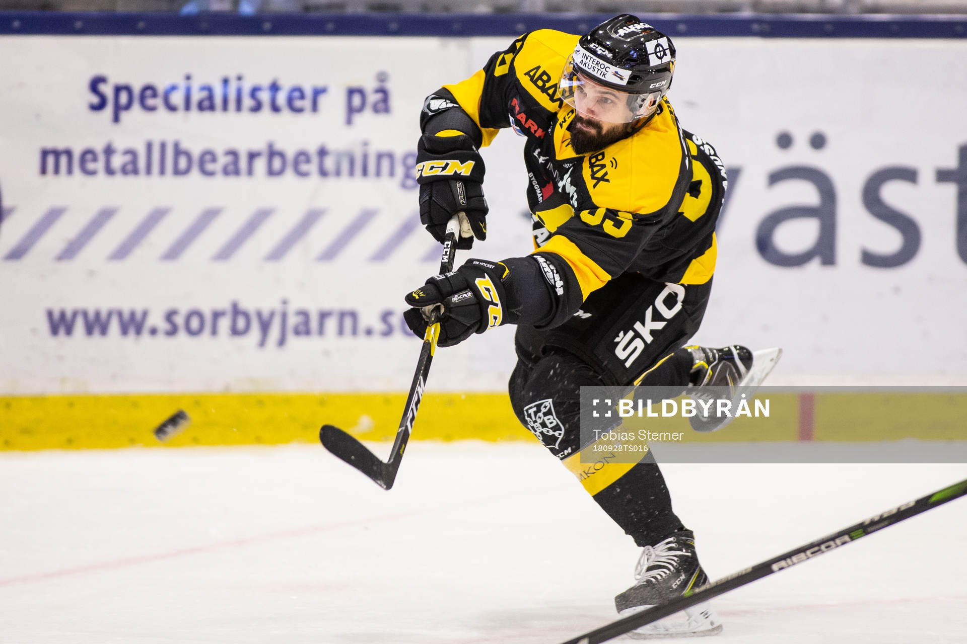 Västerås Mattias Beck skjuter