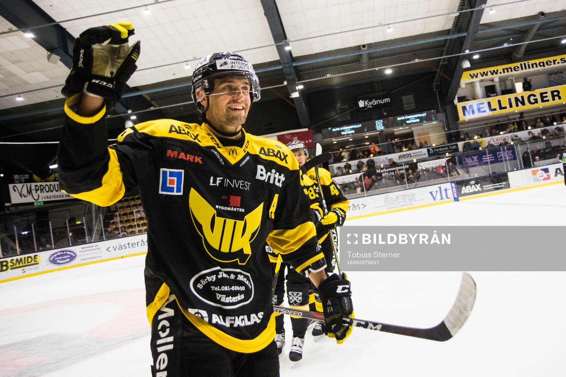 Västerås Mikael Frycklund jublar