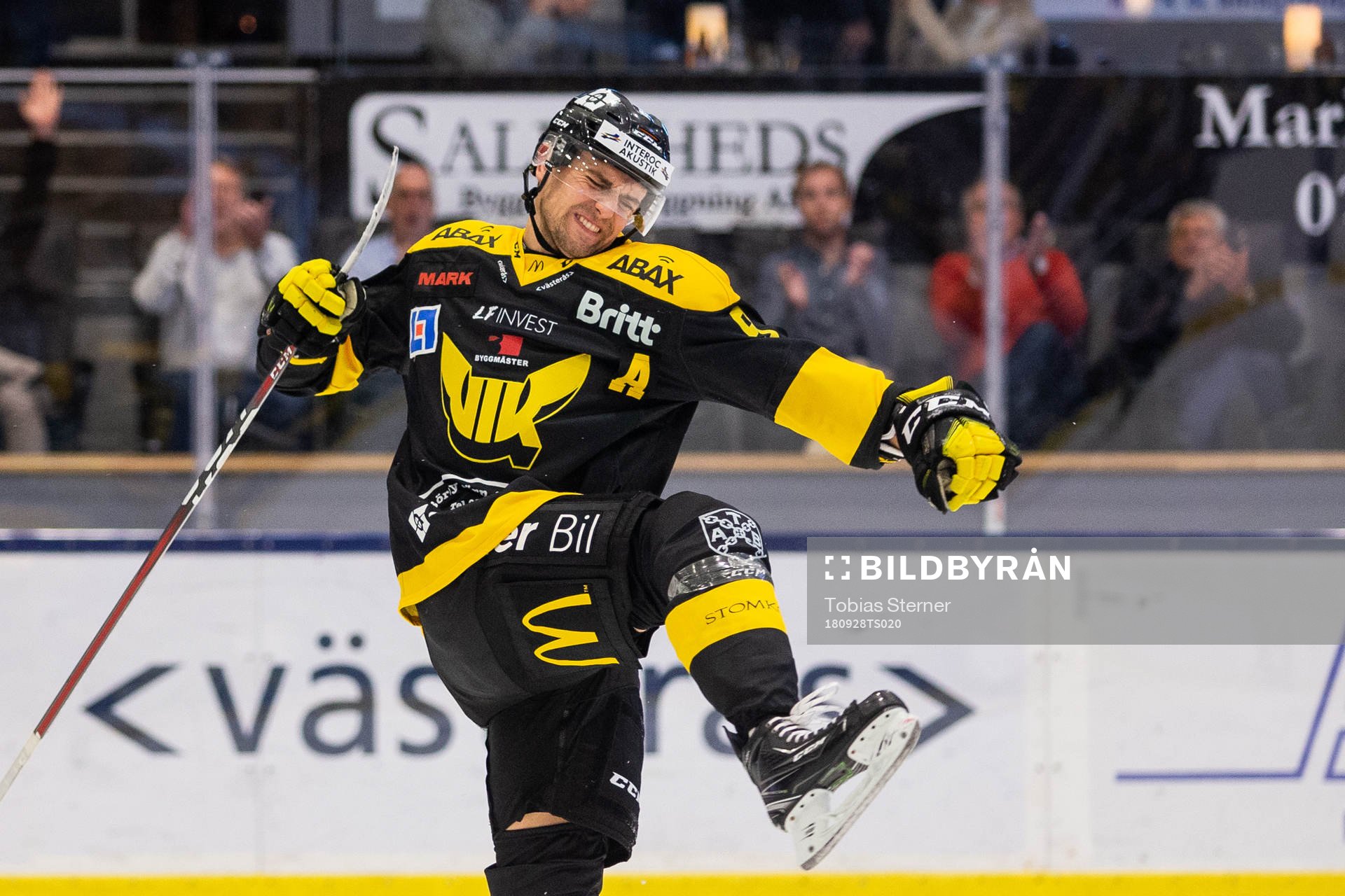 Västerås Mikael Frycklund jublar