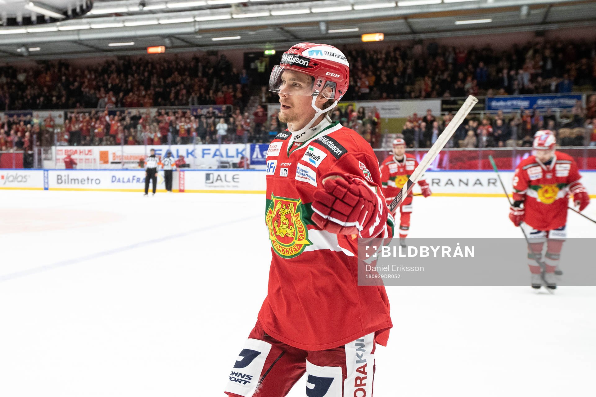 Moras Michael Keränen jublar