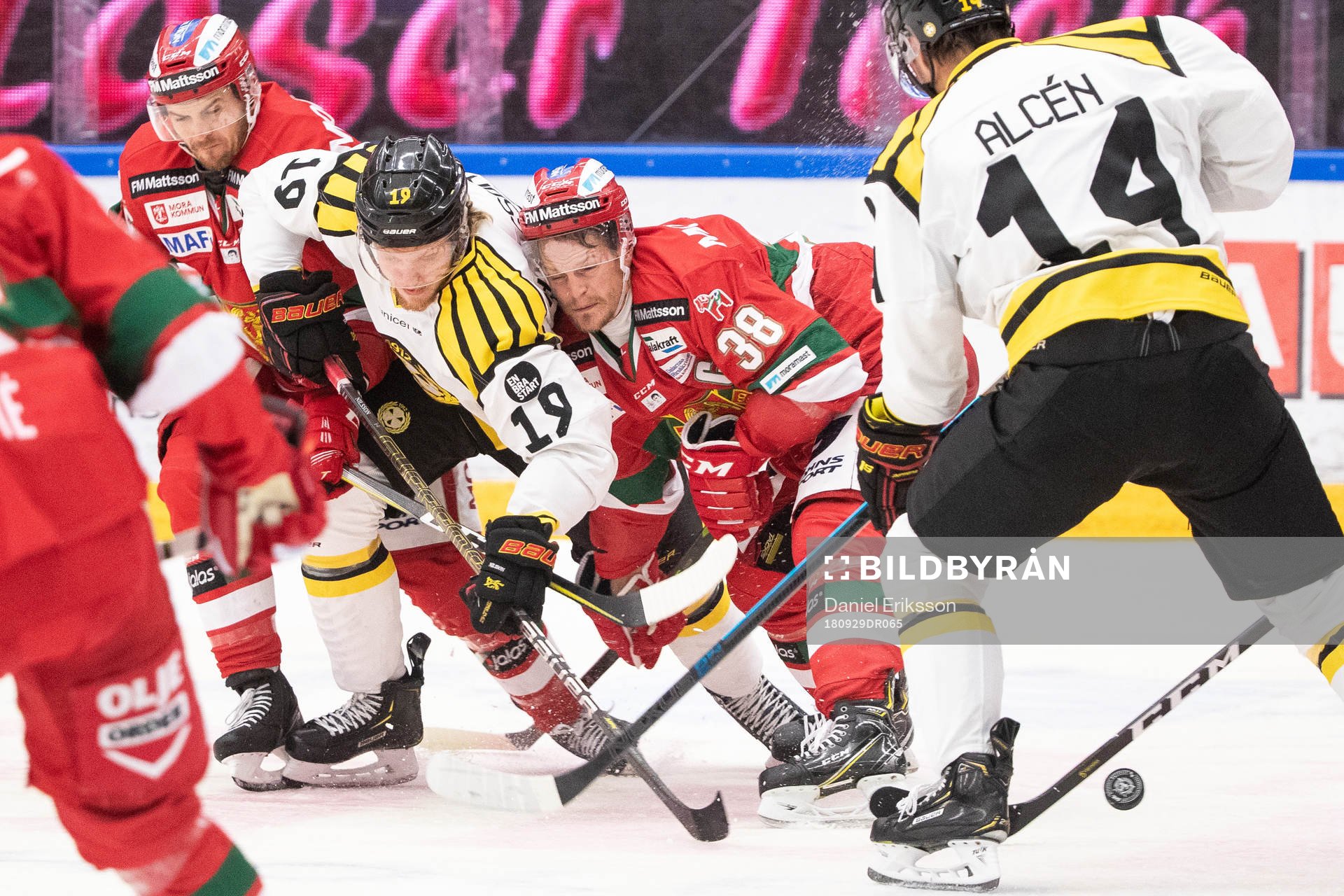 Brynäs Ludvig Nilsson och Moras Adam Masuhr