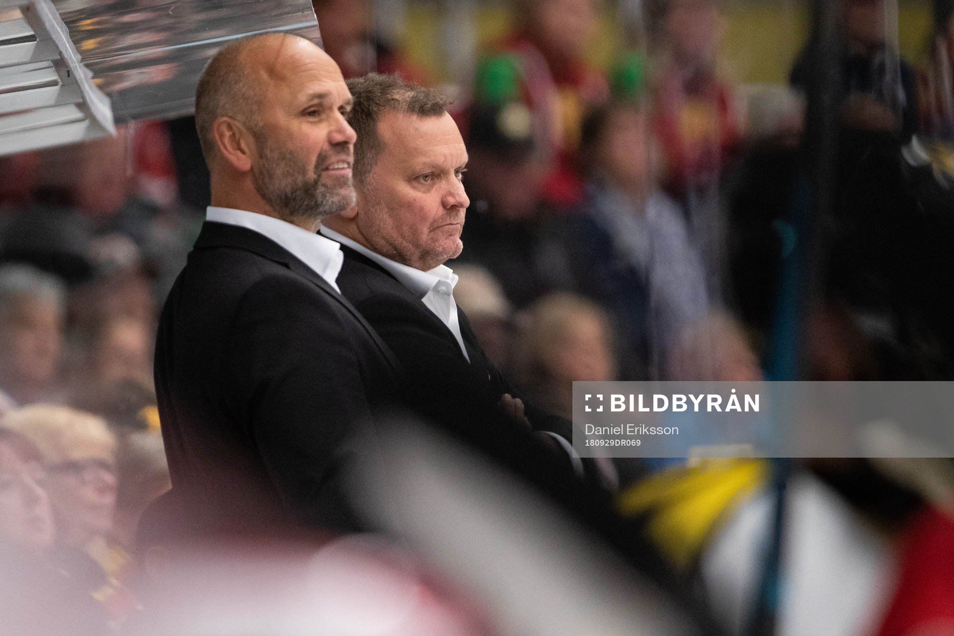 Brynäs tränare Tommy Sjödin och assisterande tränare