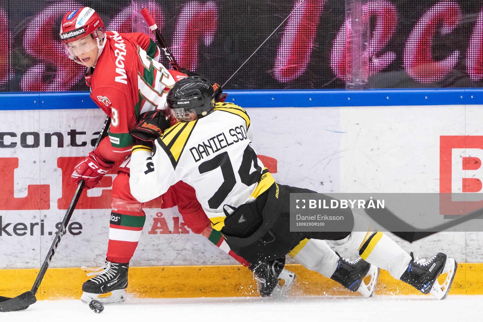 Moras Emil Bejmo och Brynäs Nicklas Danielsson