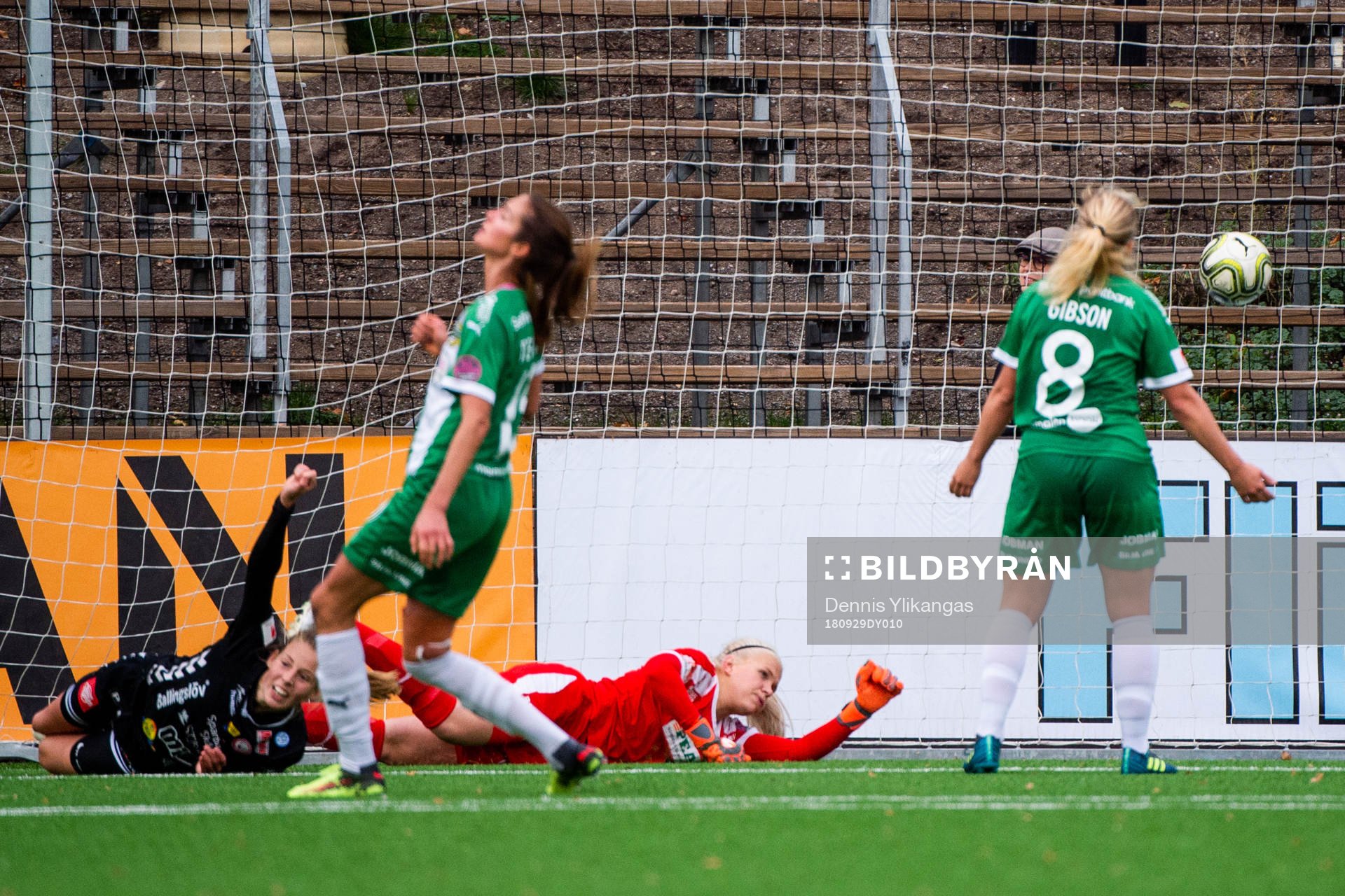 Kristianstads Amanda Edgren gör 1-0