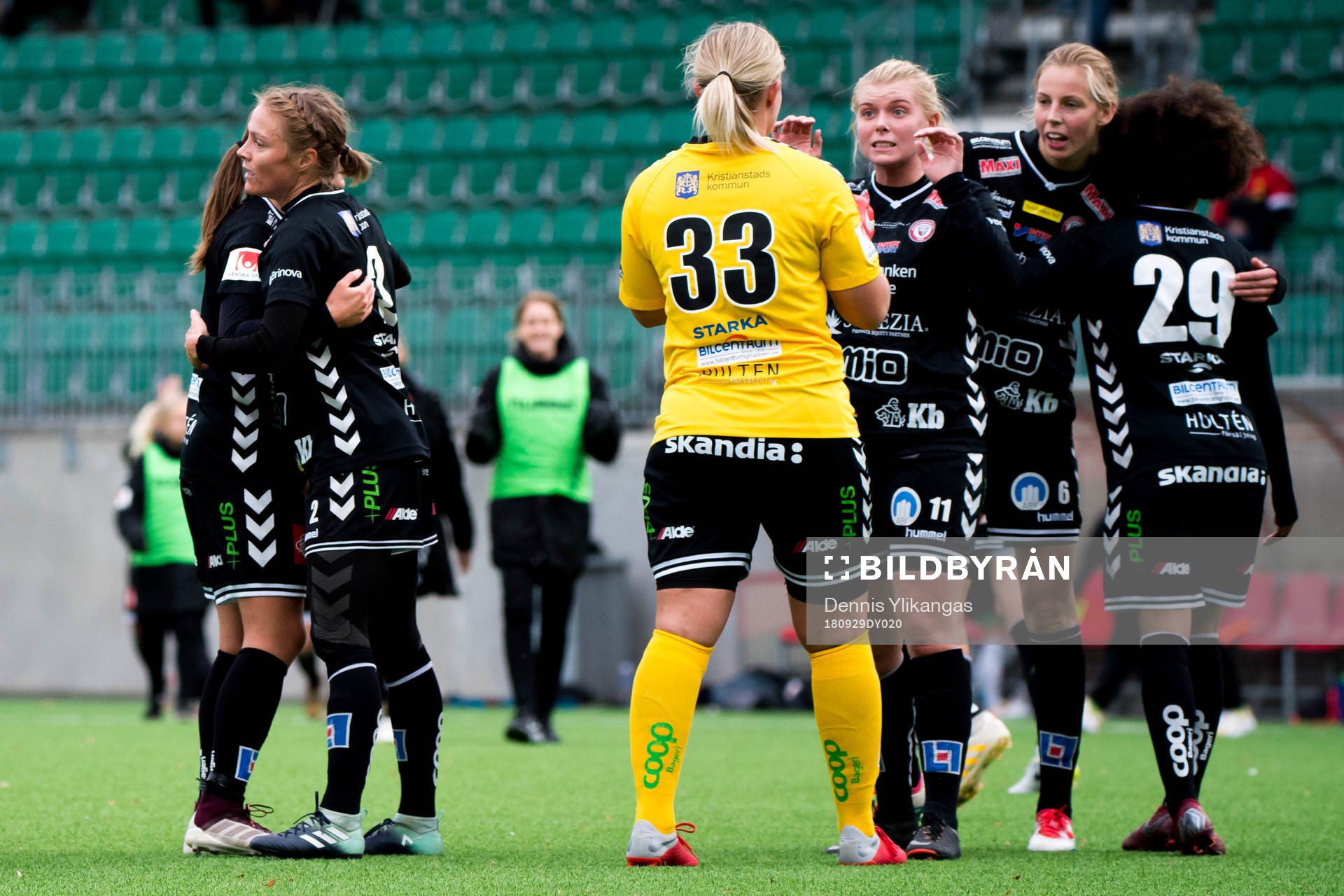 Kristianstads spelare jublar