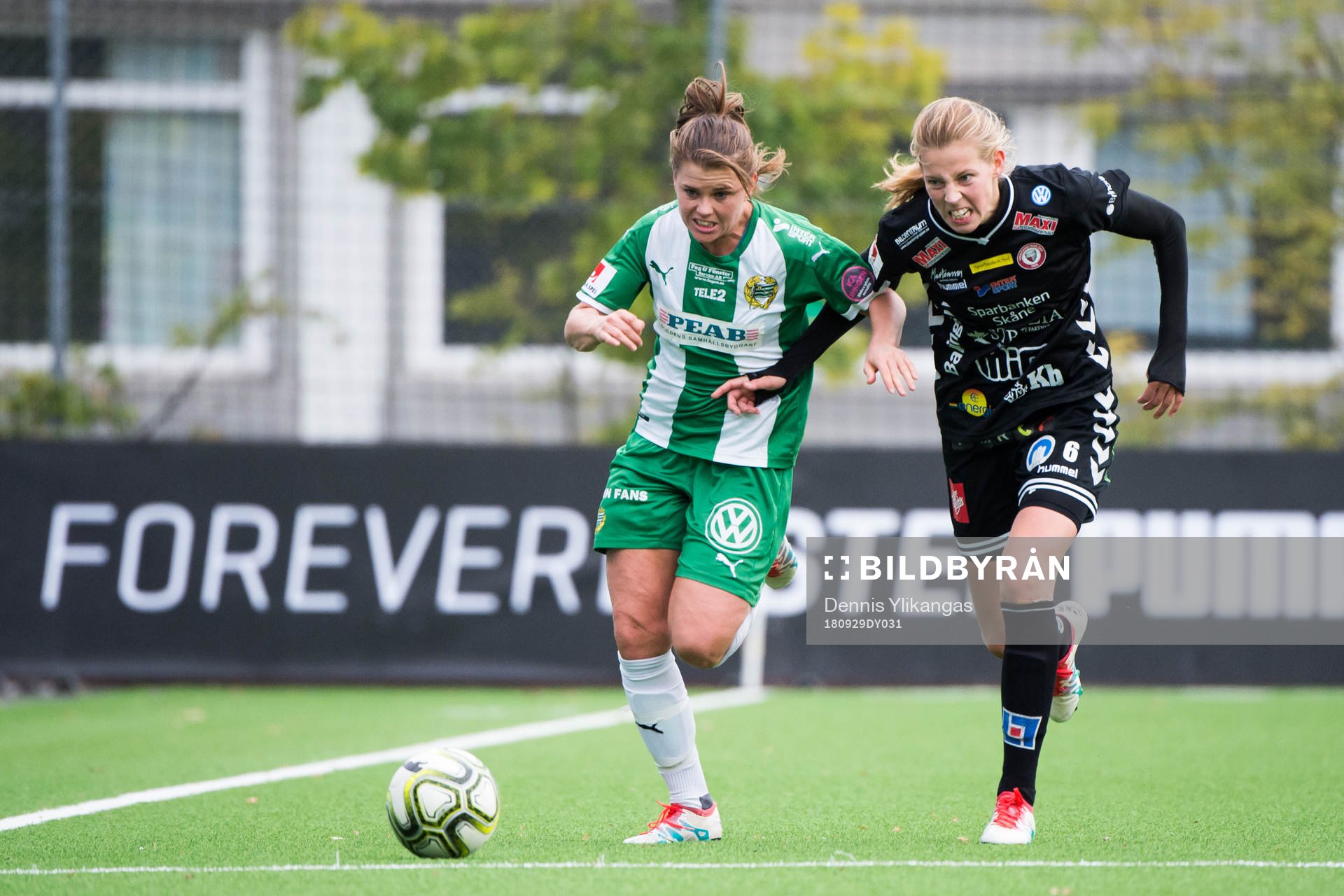 Hammarbys Hanna Lundqvist och Kristianstads Amanda Edgren