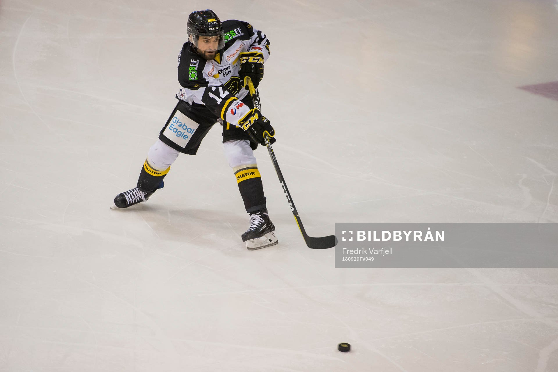 Mats Larsen Mostue of Stavanger Oilers