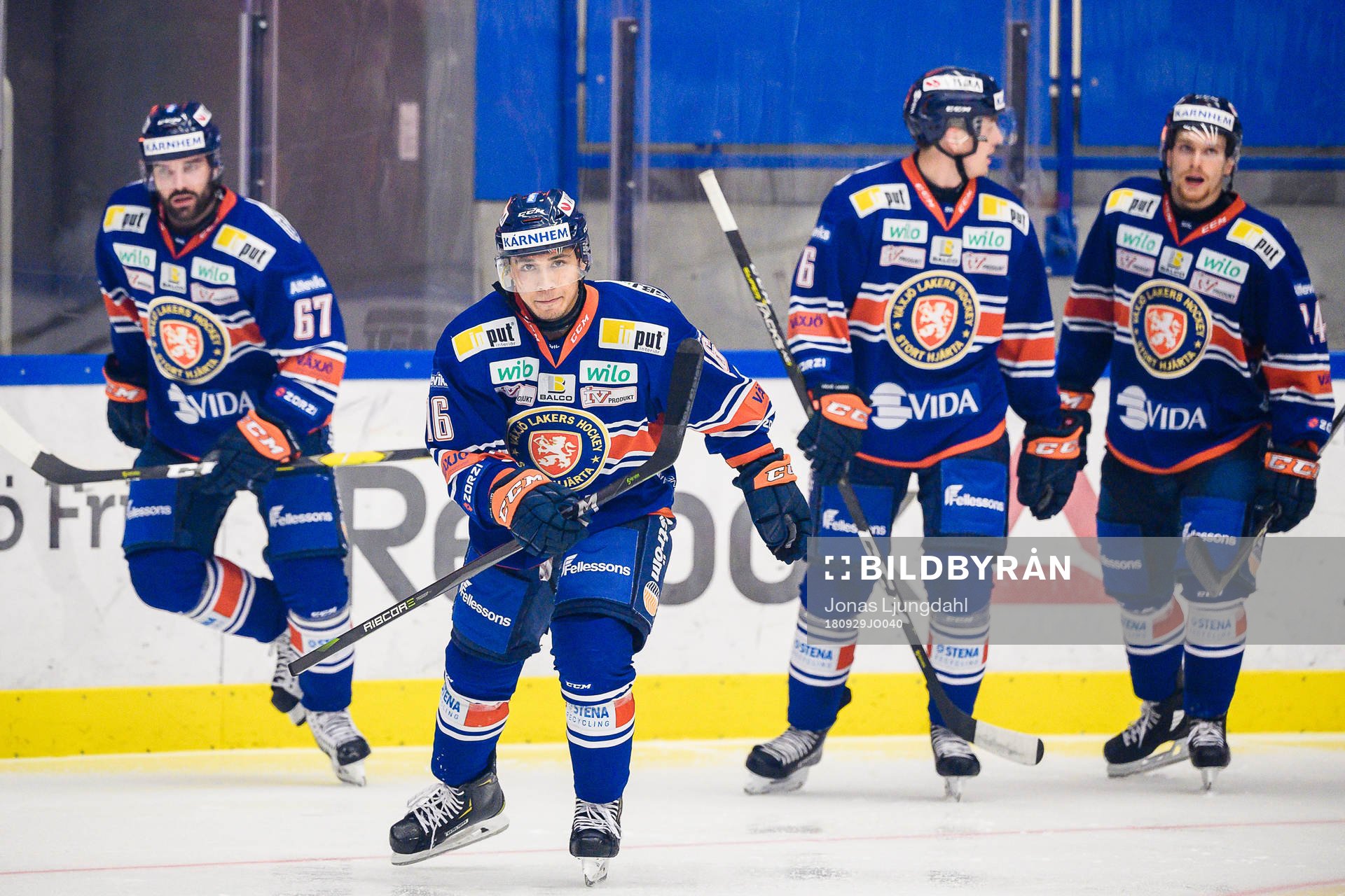 Växjös Austin Ortega jublar