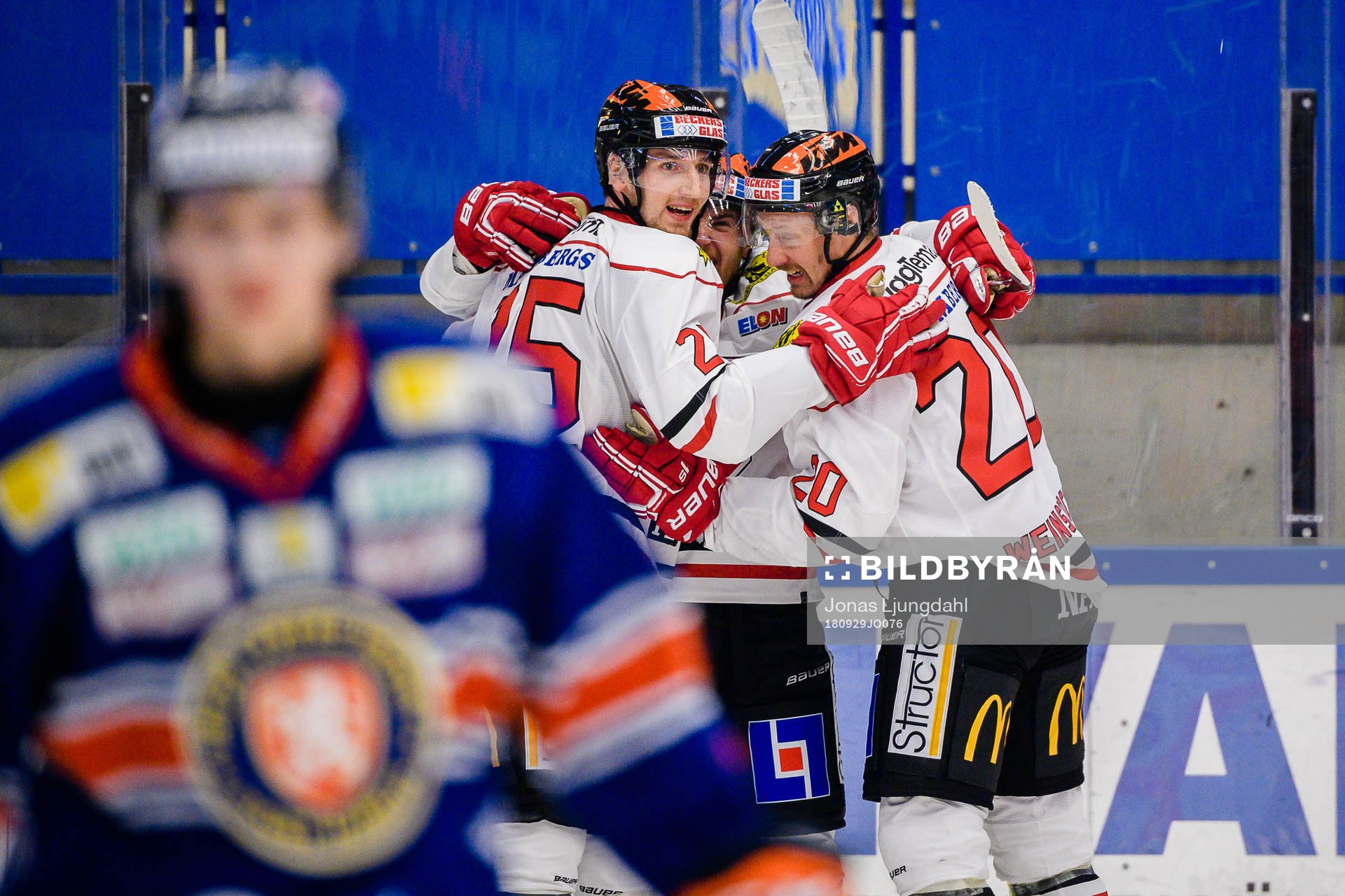 Örebros Anton Hedman, Tylor Spink och Marcus Weinstock