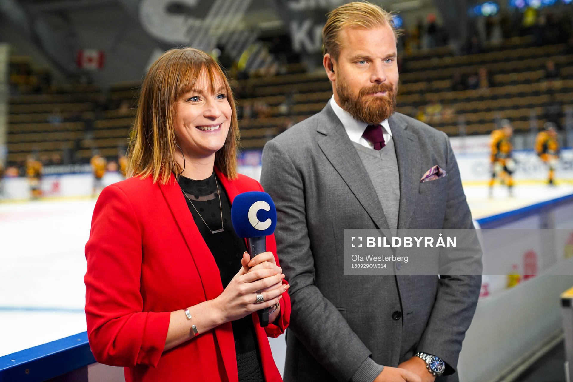 Cmores och Tv4s kommentator Lena Sundqvist och