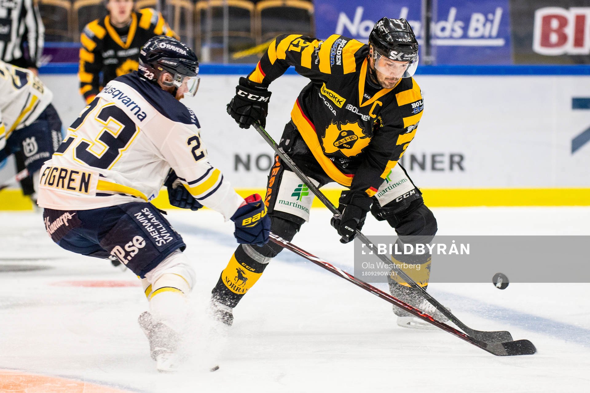 s Robin Figren och Skellefteås Jimmie Ericsson