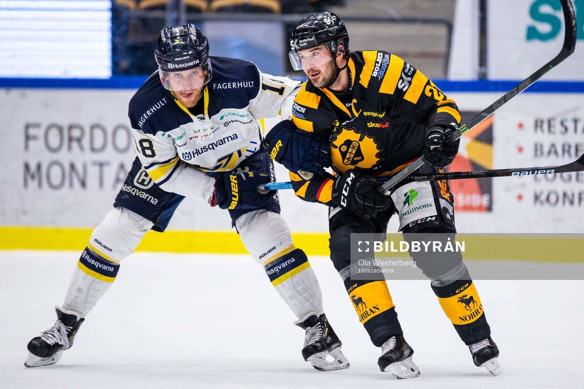 s Joakim Andersson och Skellefteås Jimmie Ericsson