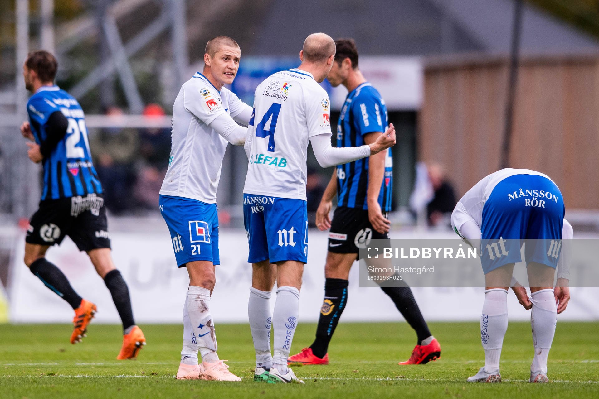 Norrköpings Simon Thern och Norrköpings Andreas Johansson