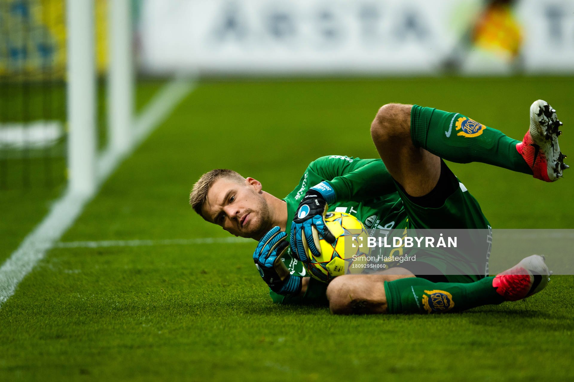 Sirius målvakt Lukas Jonsson