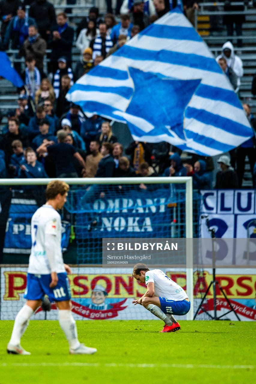 Norrköpings Lars Christian Krogh Gerson deppar