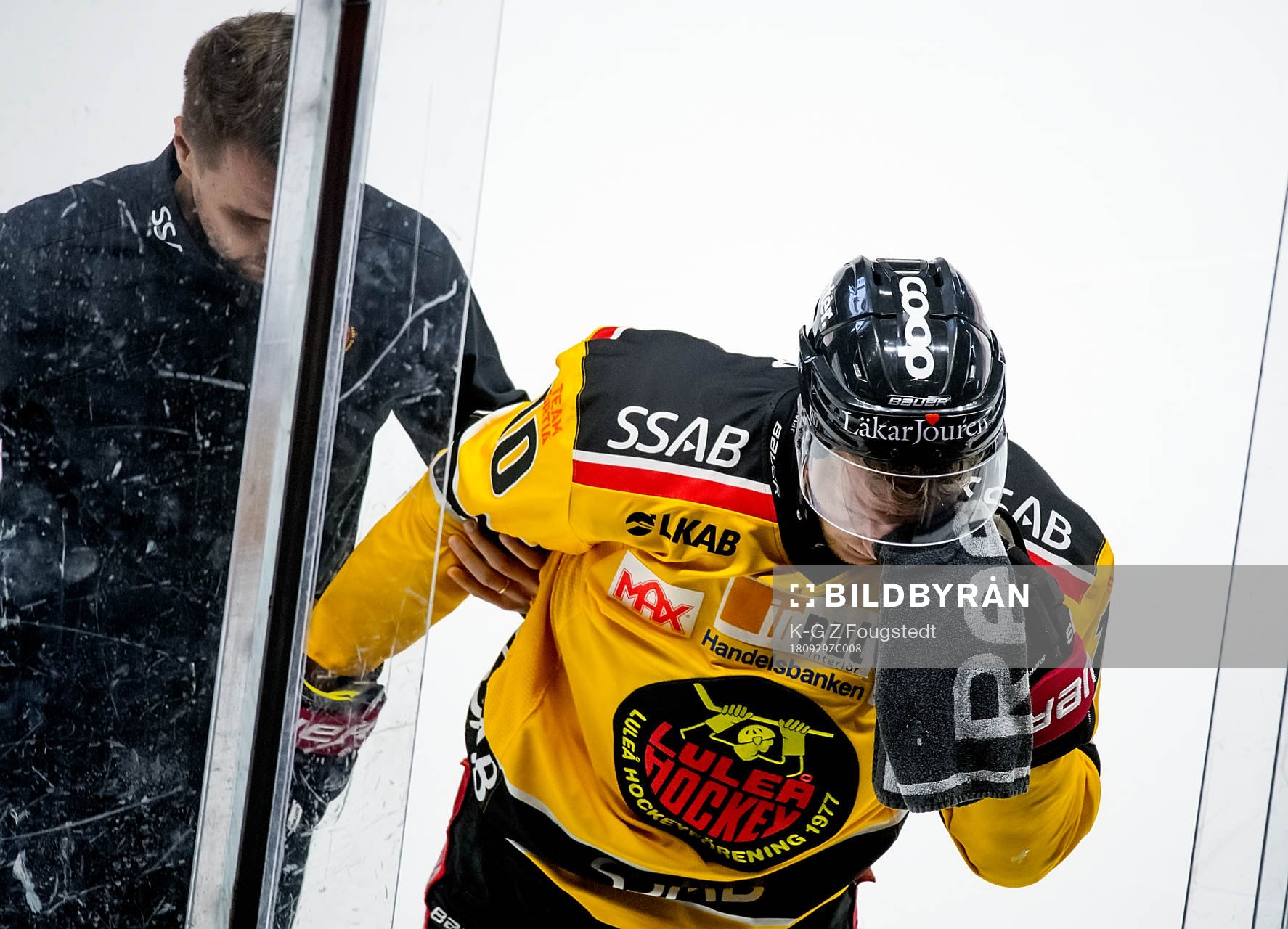 Luleås Einar Emanuelsson skadad