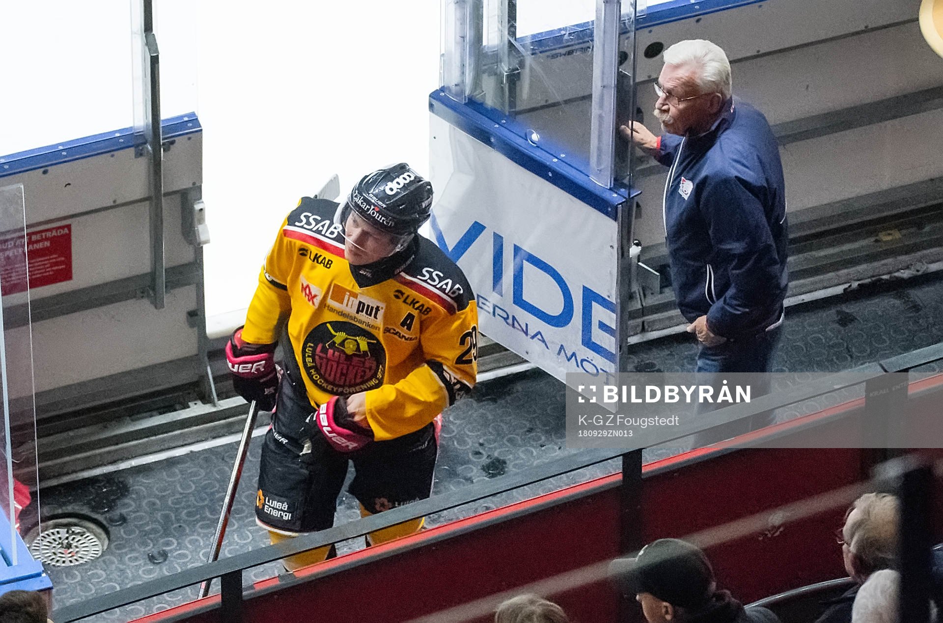 Luleås Eric Gustafsson fick matchstraff