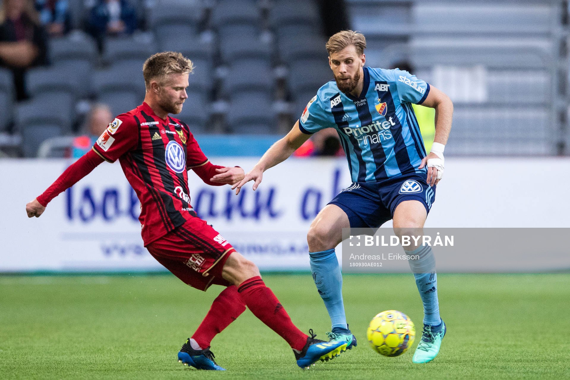 Östersunds Dennis Widgren och Djurgårdens Niklas