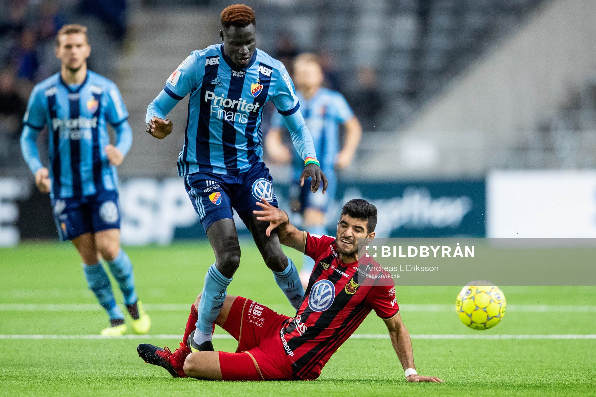 Djurgårdens Aliou Badji och Östersunds Rewan Amin