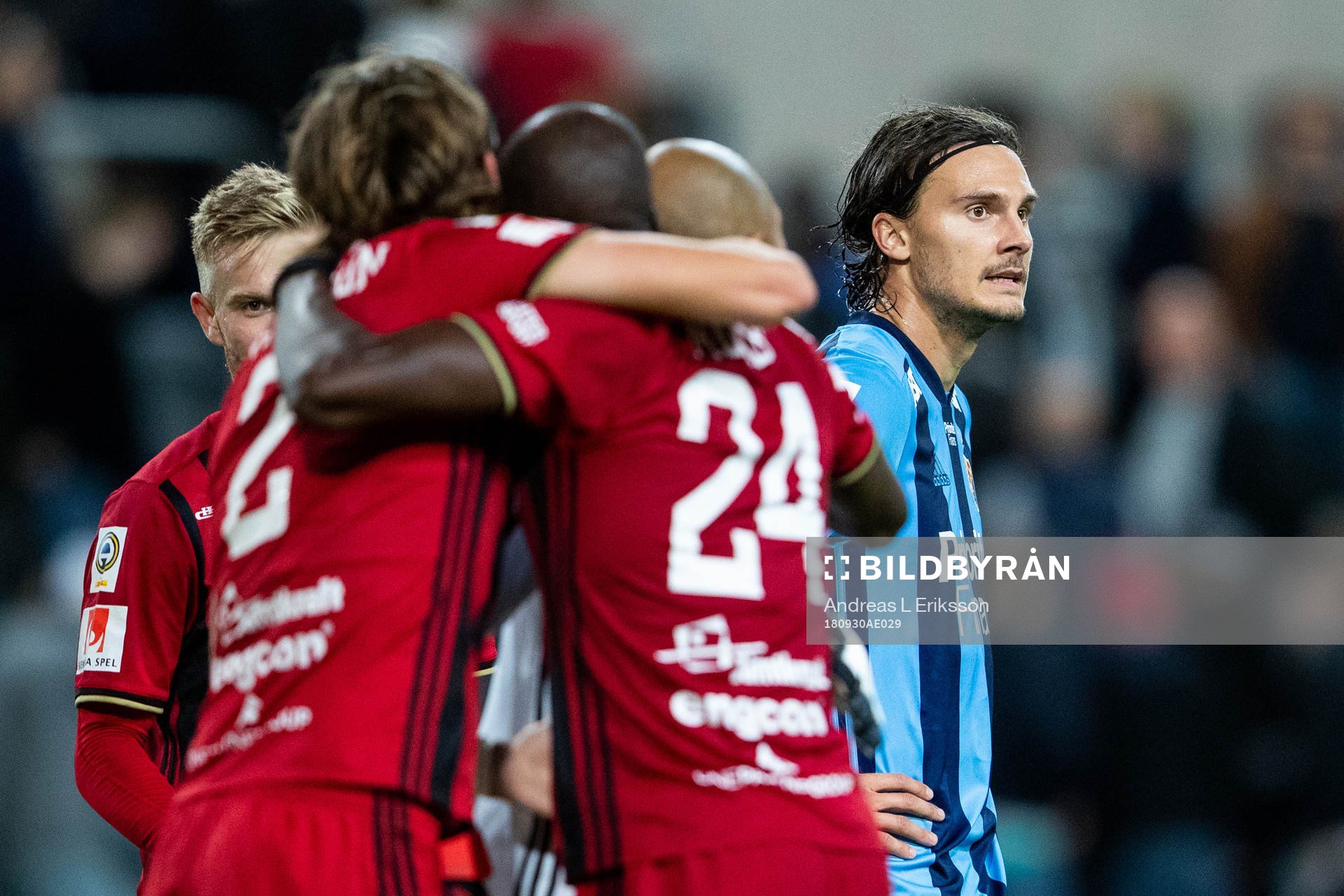 Djurgårdens Erik Johansson deppar