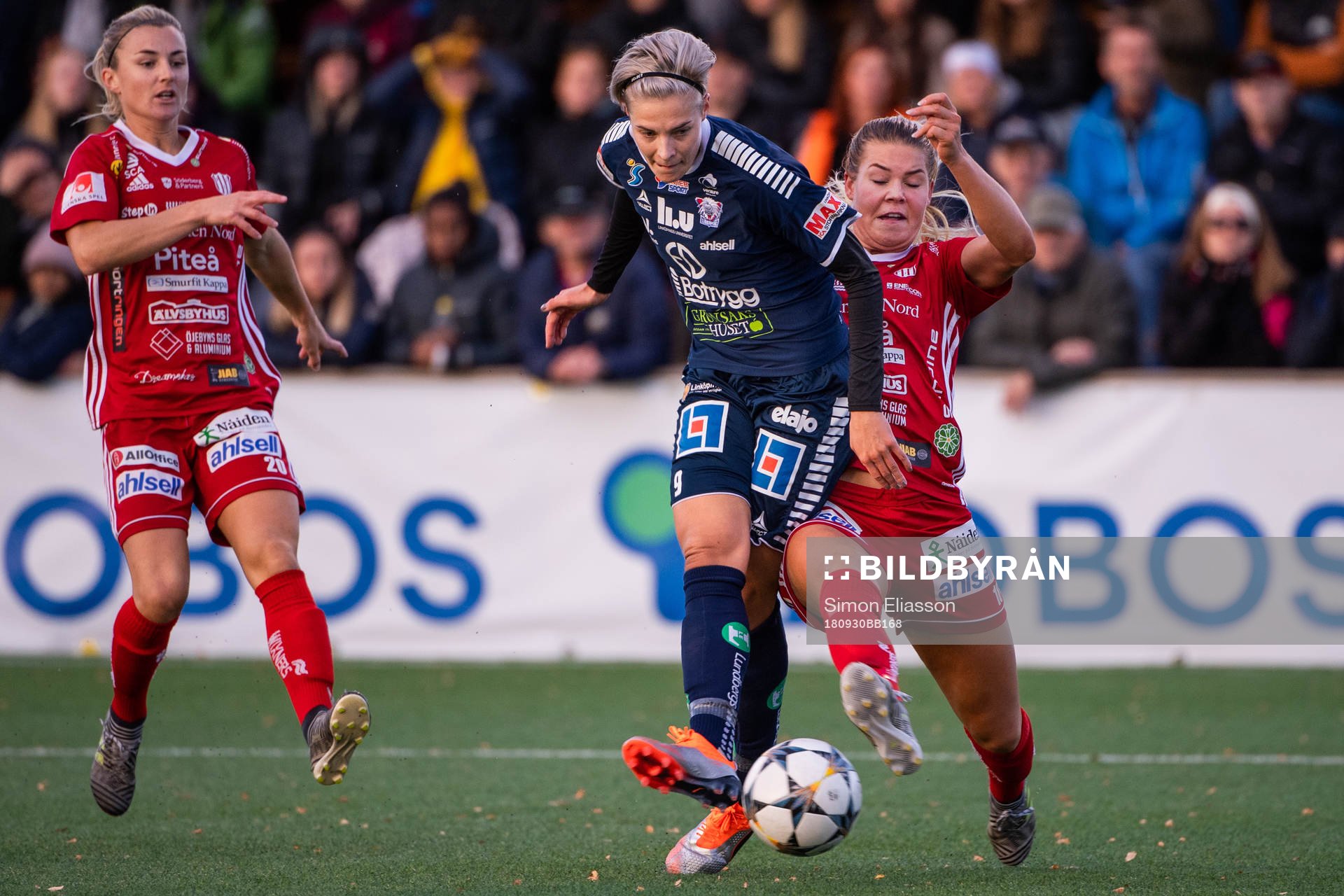 Linköpings Lina Hurtig och Piteås Nina Jakobsson