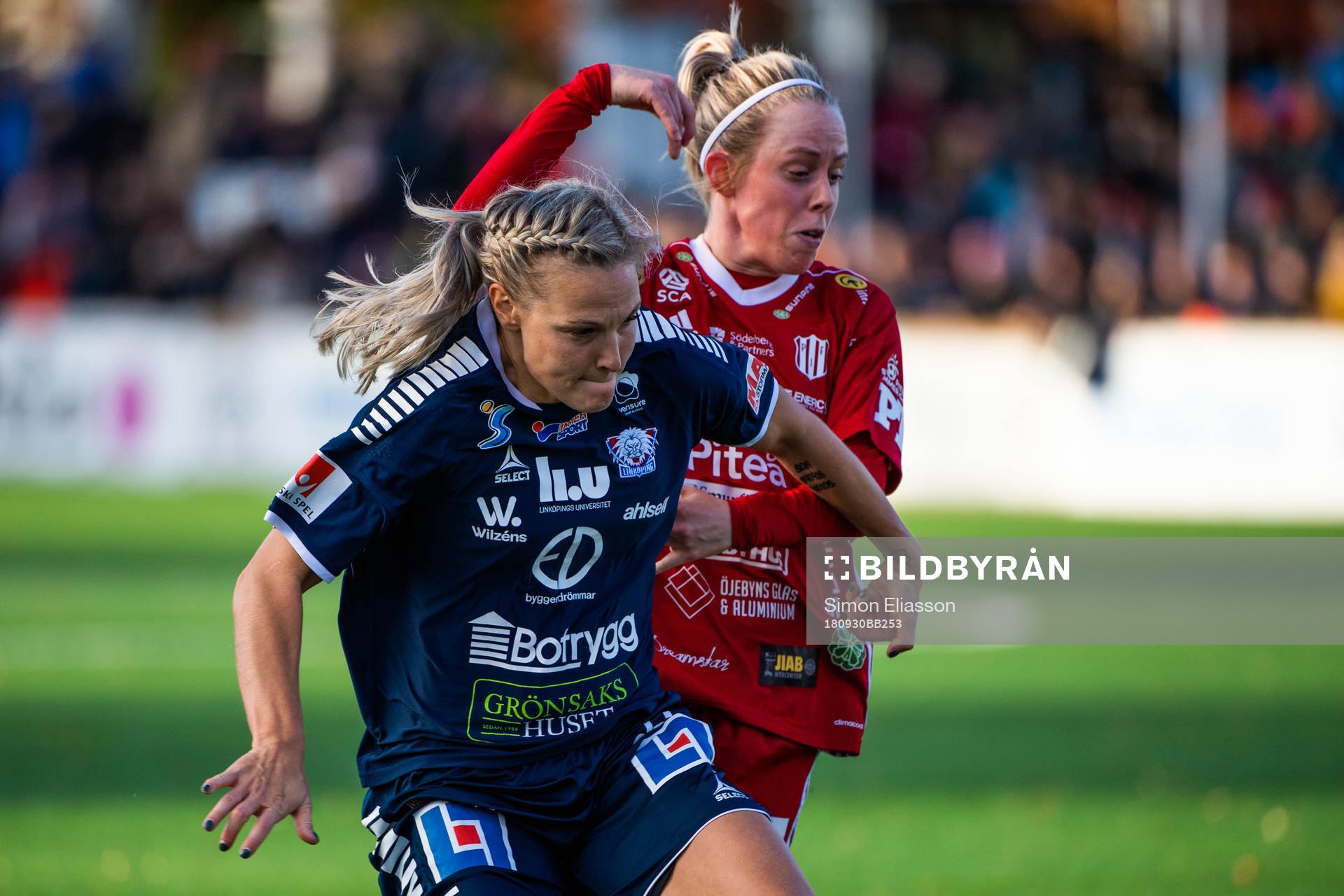 Linköpings Lisa Lantz och Piteås Cecilia Edlund