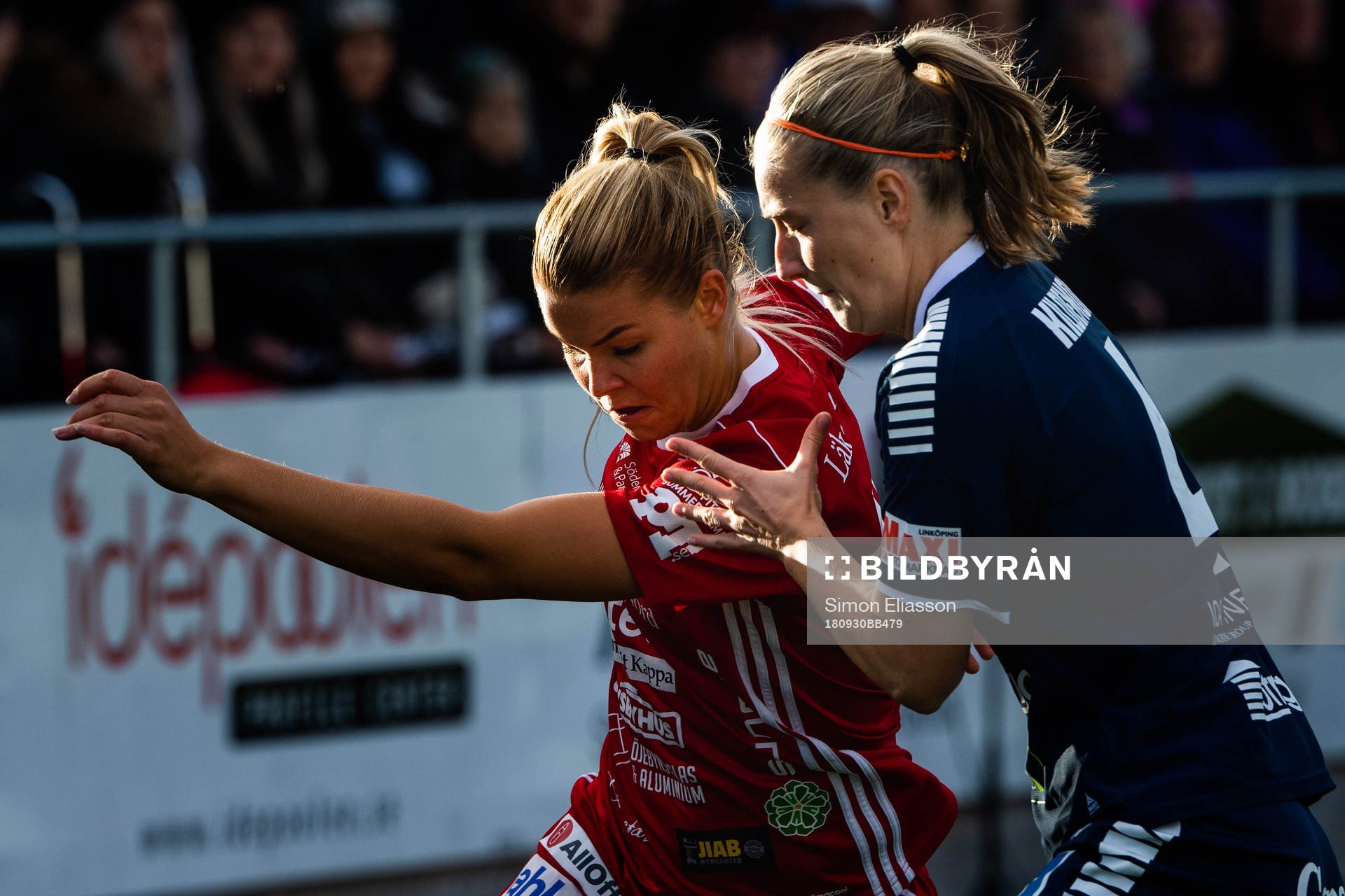 Piteås Nina Jakobsson och Linköpings Maja Ring Kildemoes