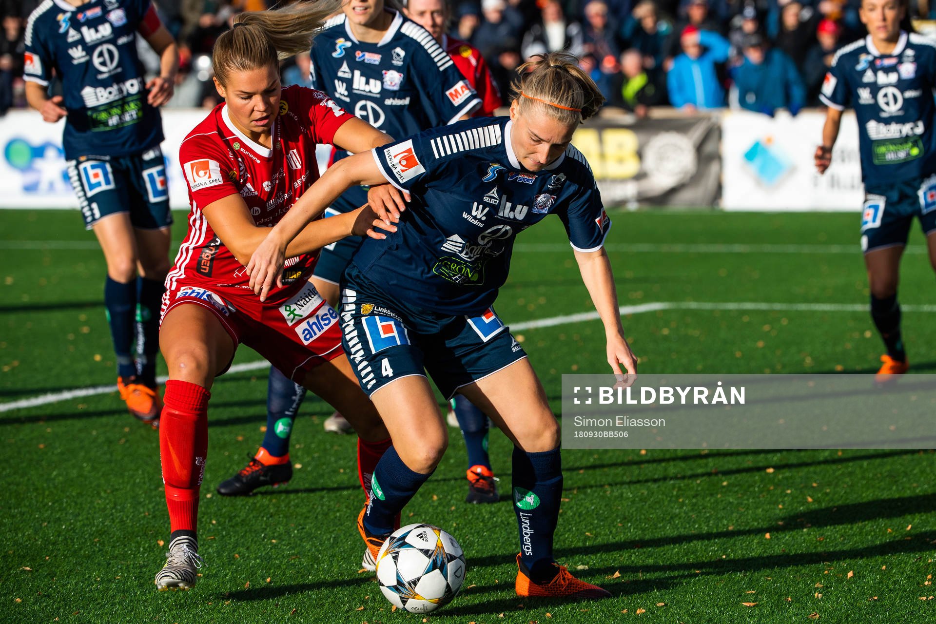 Piteås Nina Jakobsson och Linköpings Maja Ring Kildemoes