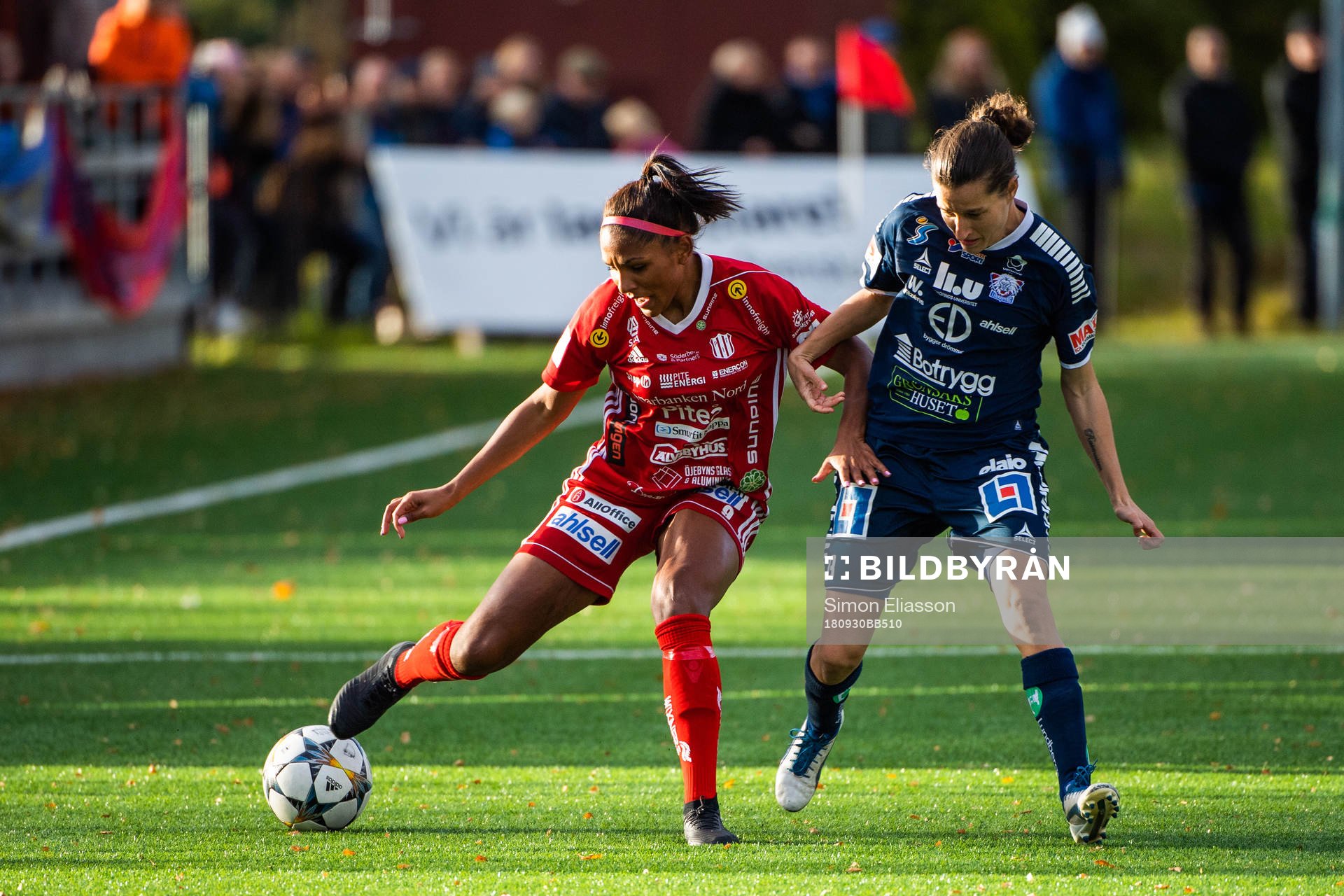 Piteås Madelen Janogy och Linköpings Johanna Rasmussen