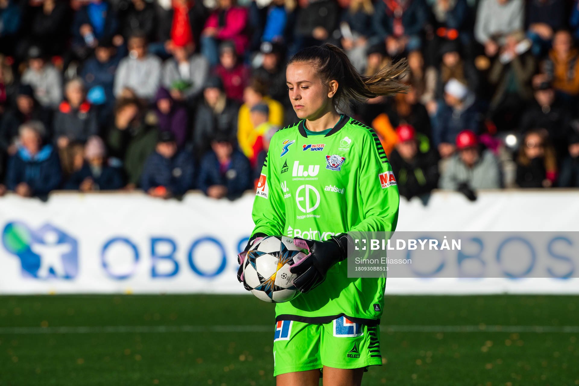 Linköpings målvakt Julia Nyström