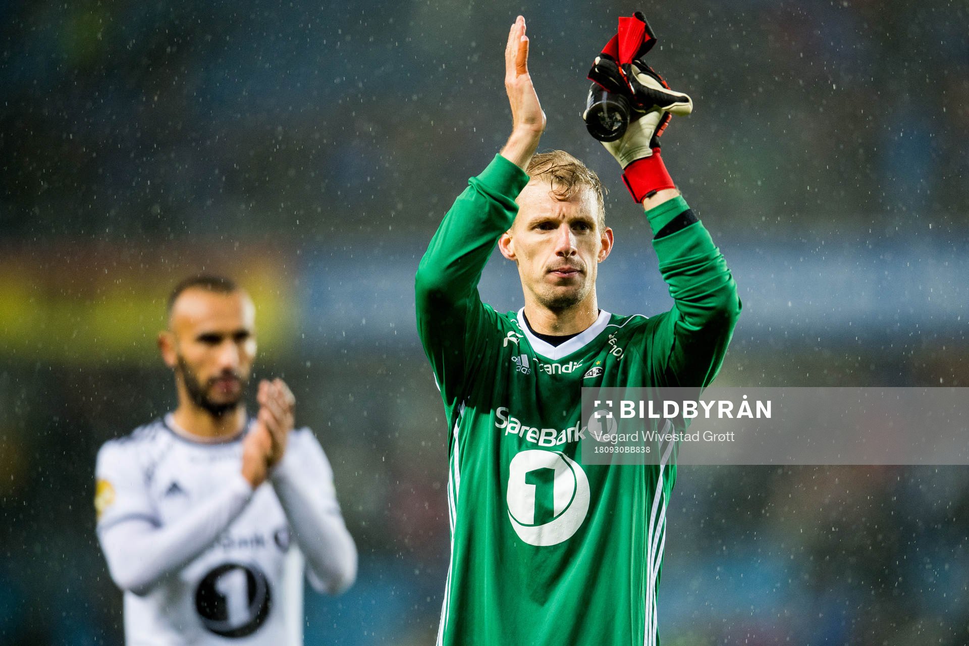 Goalkeeper André Hansen of Rosenborg