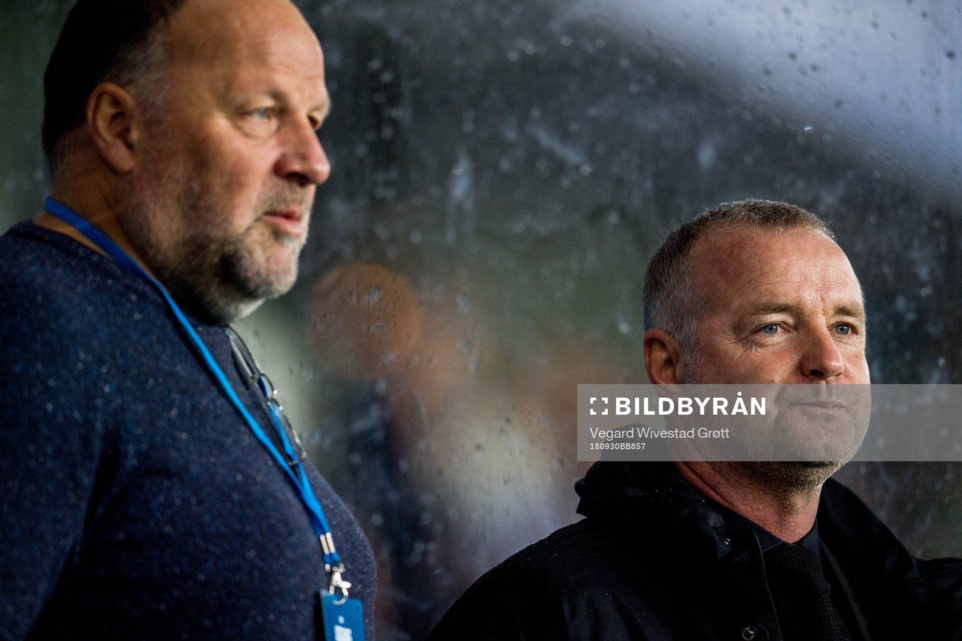 Ivar Koteng, chairman of Rosenborg, and Rini Coolen, head