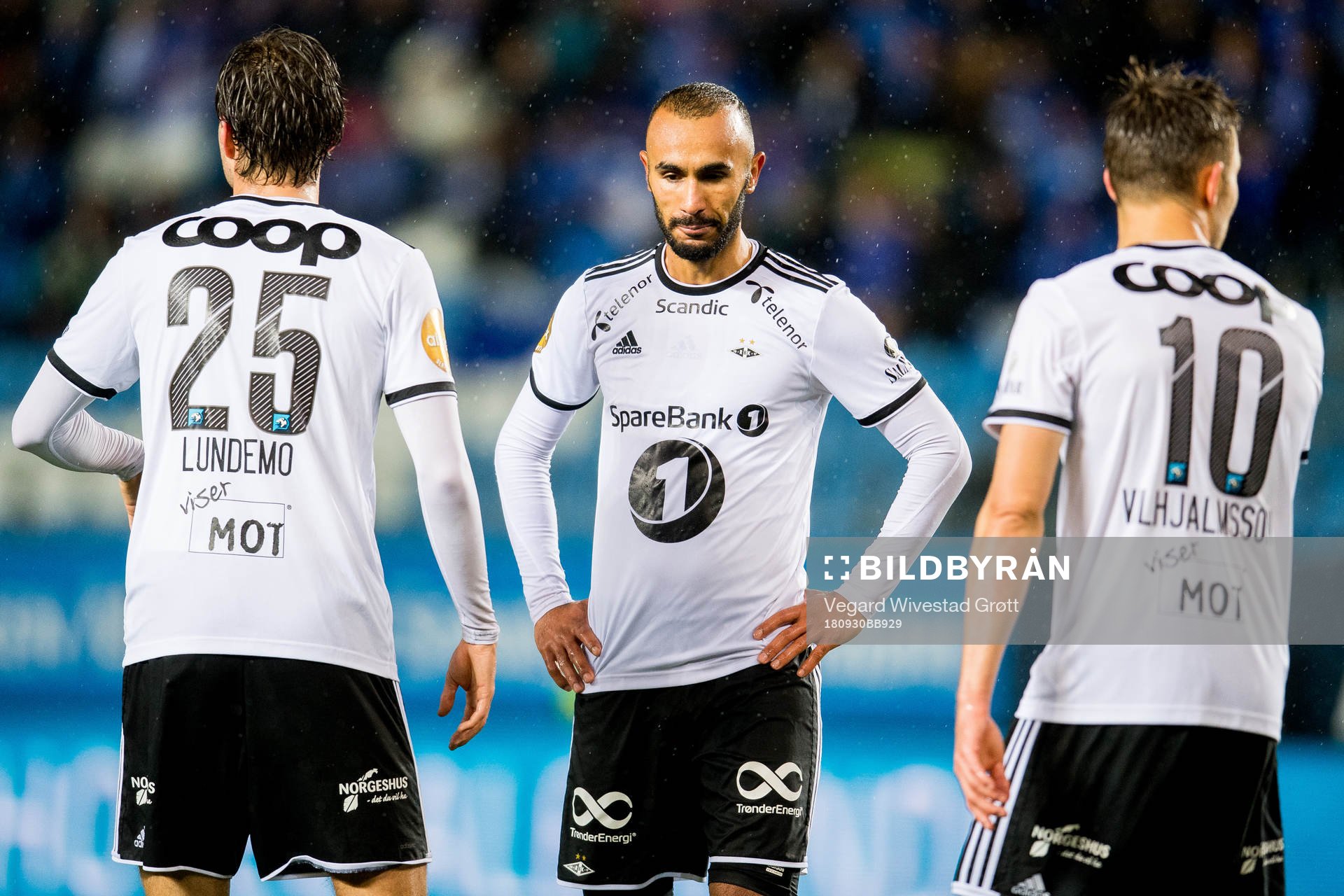 Marius Lundemo, Issam Jebali and Matthías Vilhjálmsson of