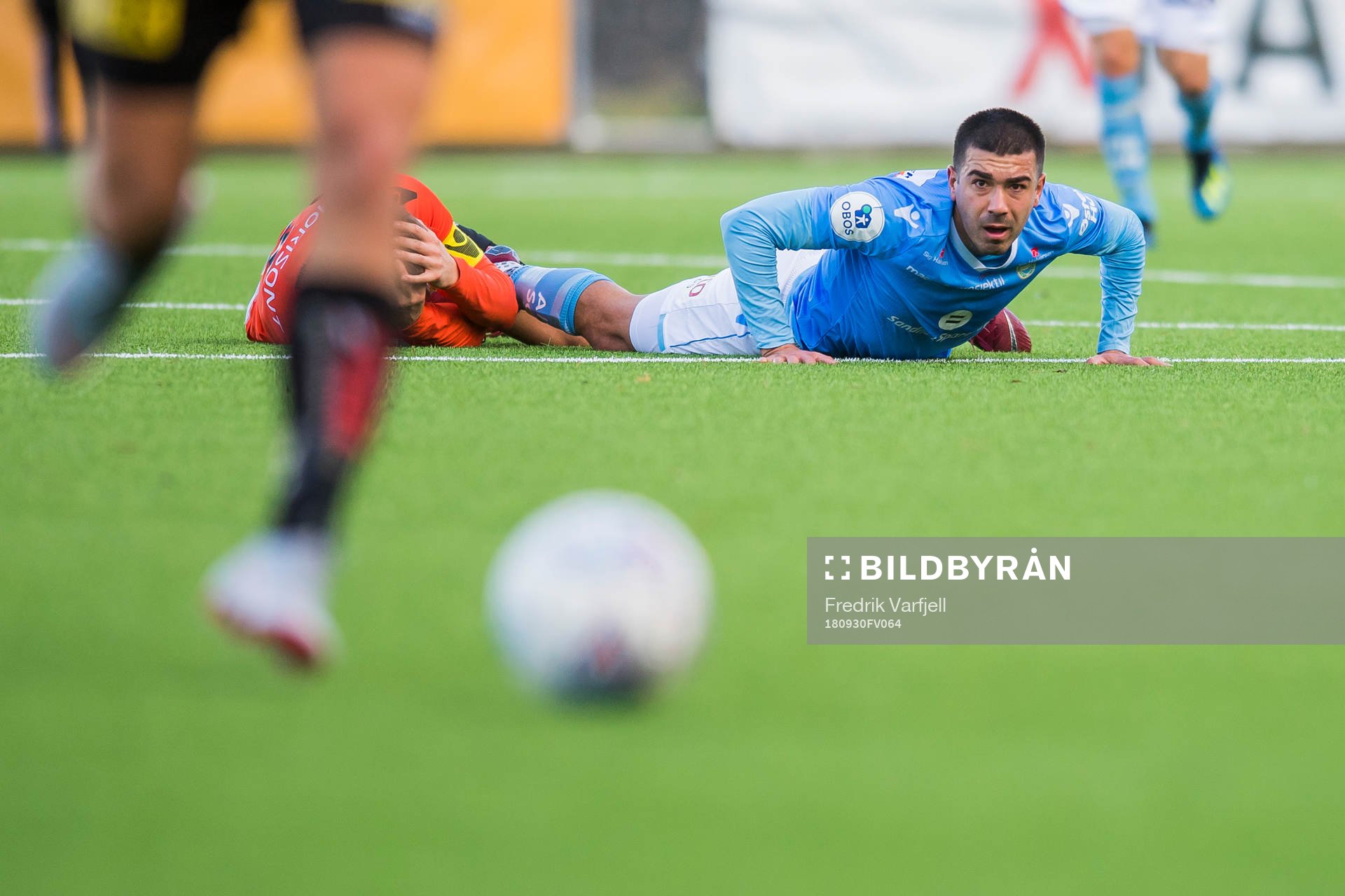 Sanel Kapidzic of Sandnes Ulf looks dejected