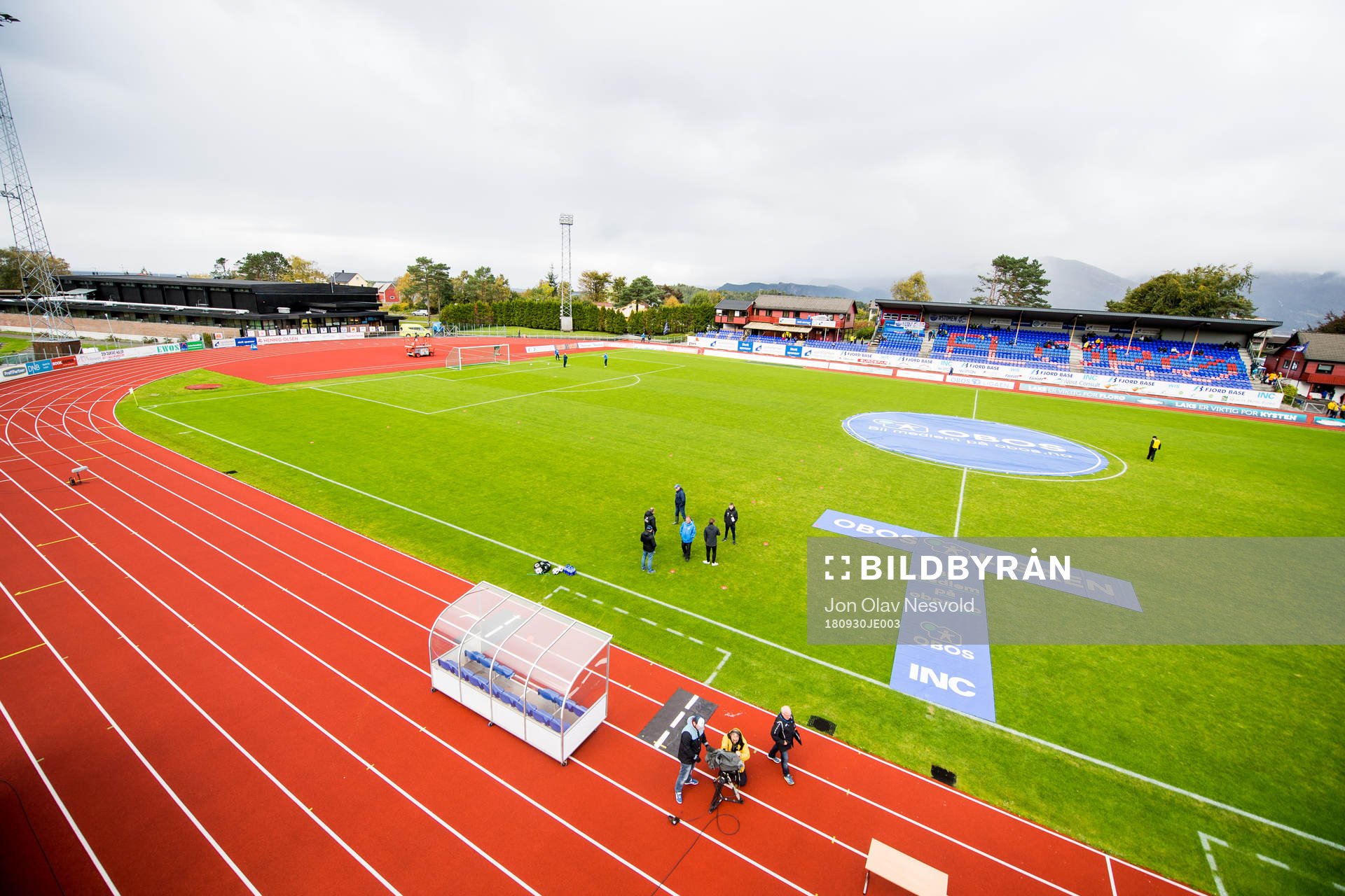 General view of Florø stadion