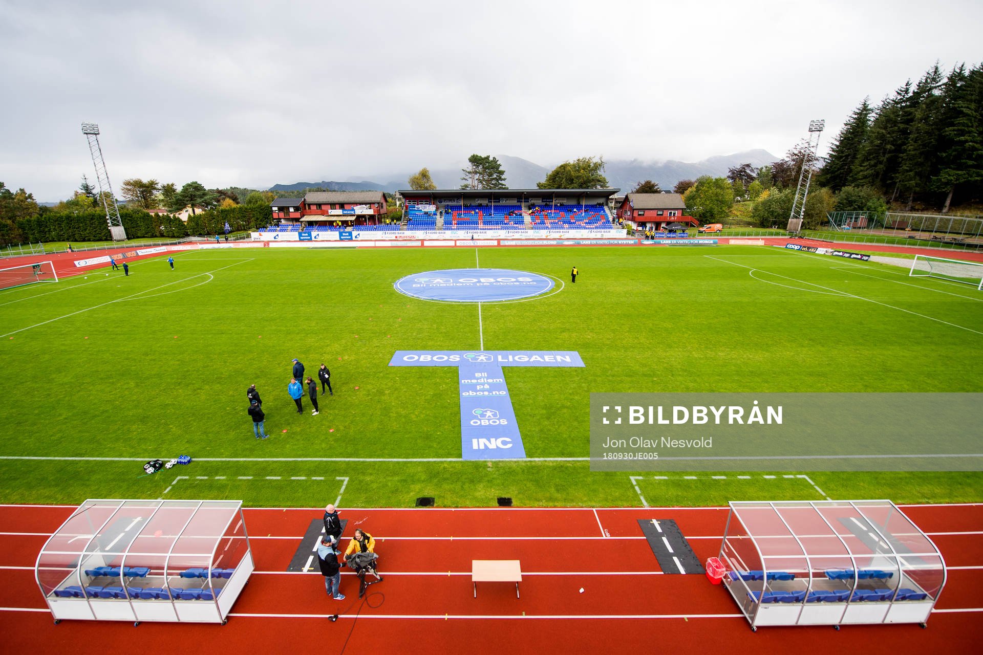 General view of Florø stadion