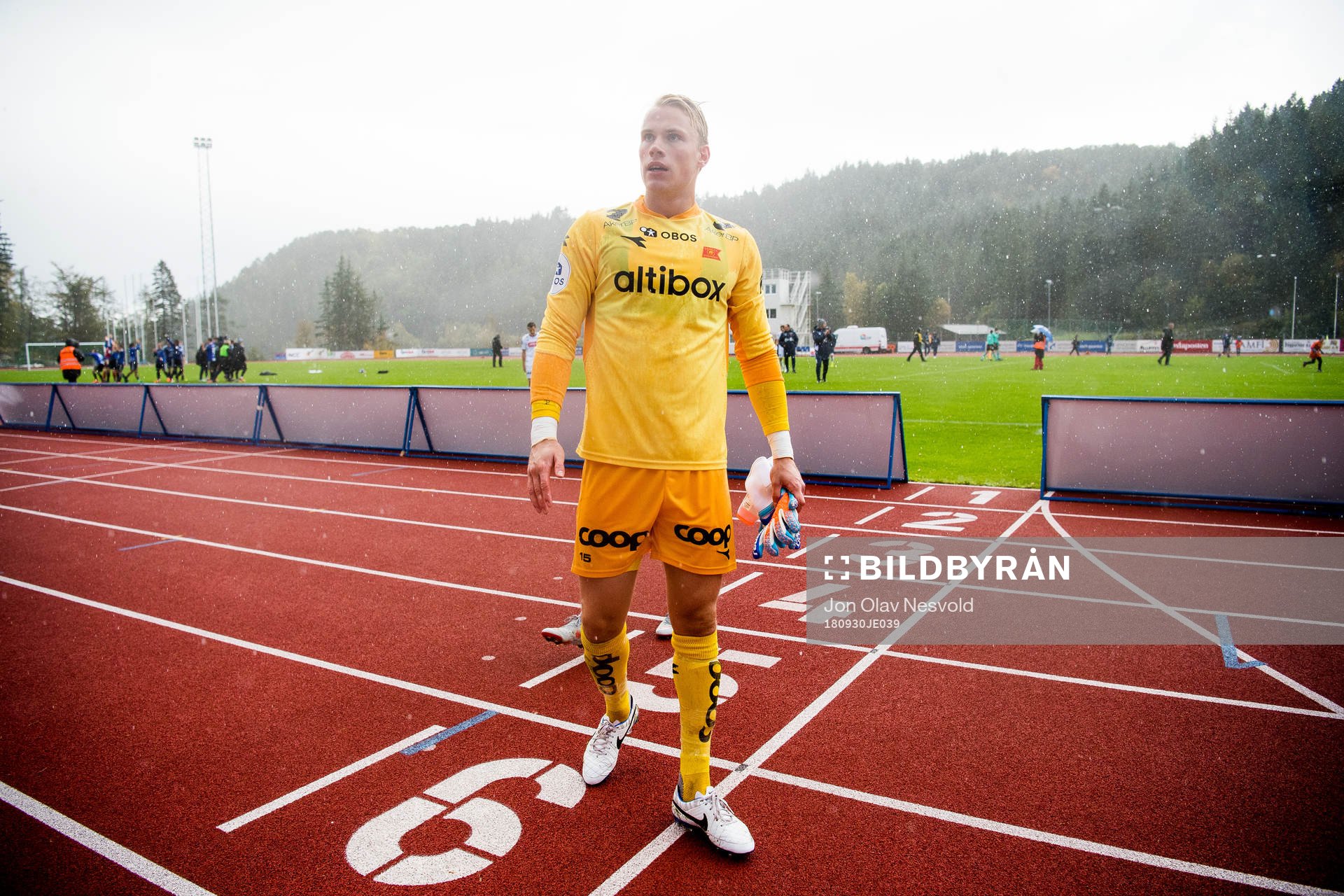 Goalkeeper Amund Wichne of Viking