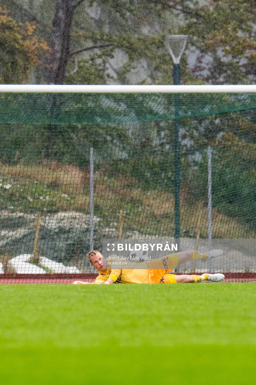 Goalkeeper Amund Wichne of Viking