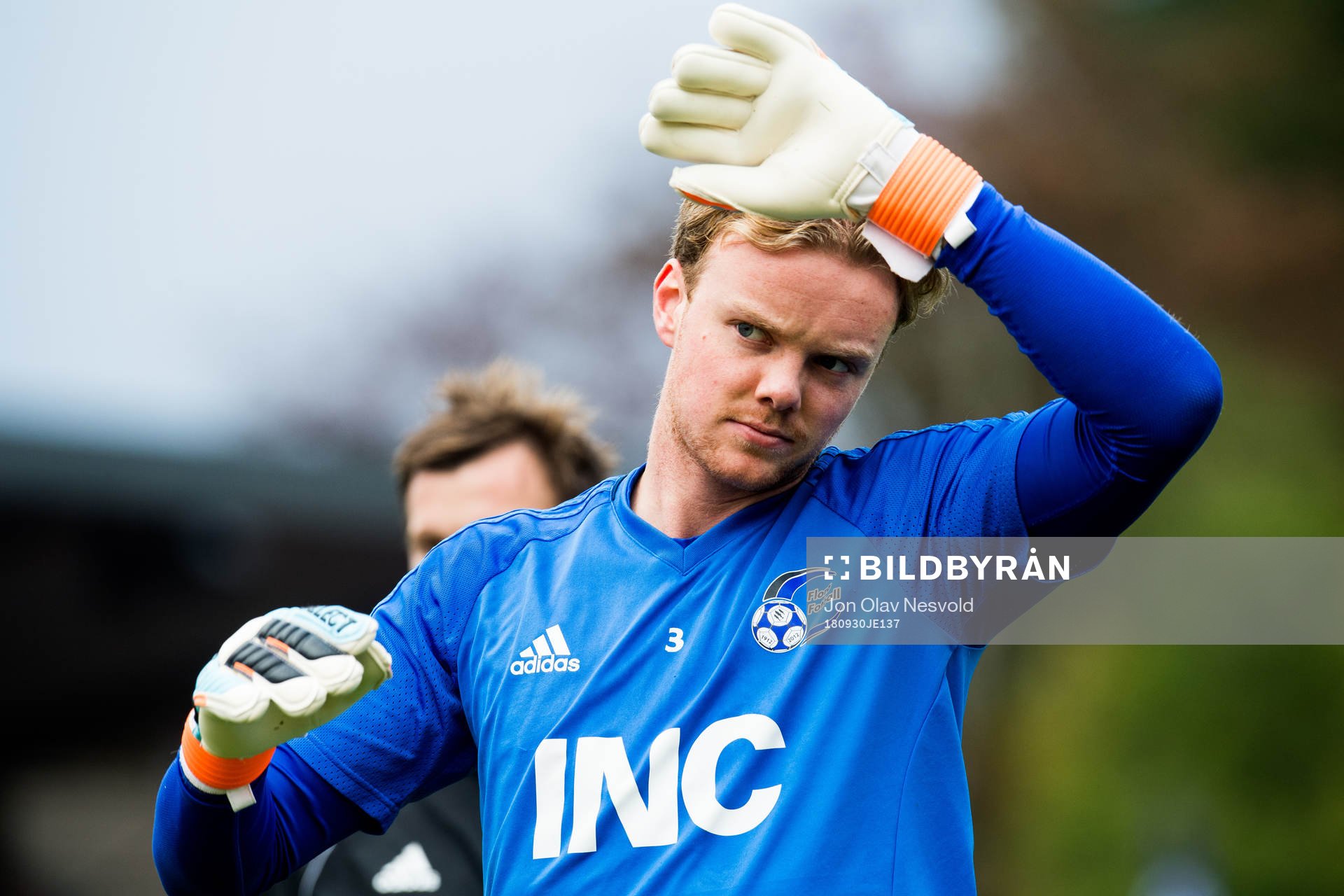 Goalkeeper Lars Kvarekvål of Florø