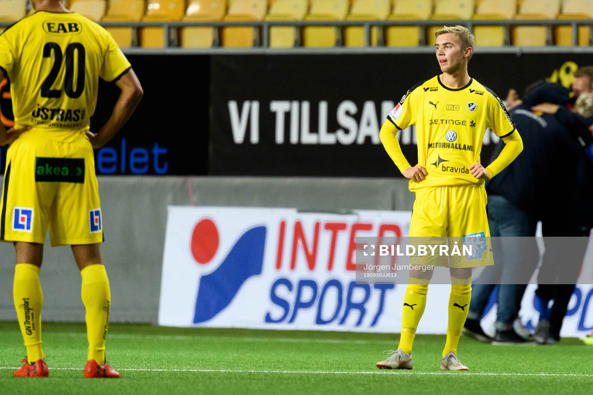Halmstads Tryggvi Hrafn Haraldsson deppar