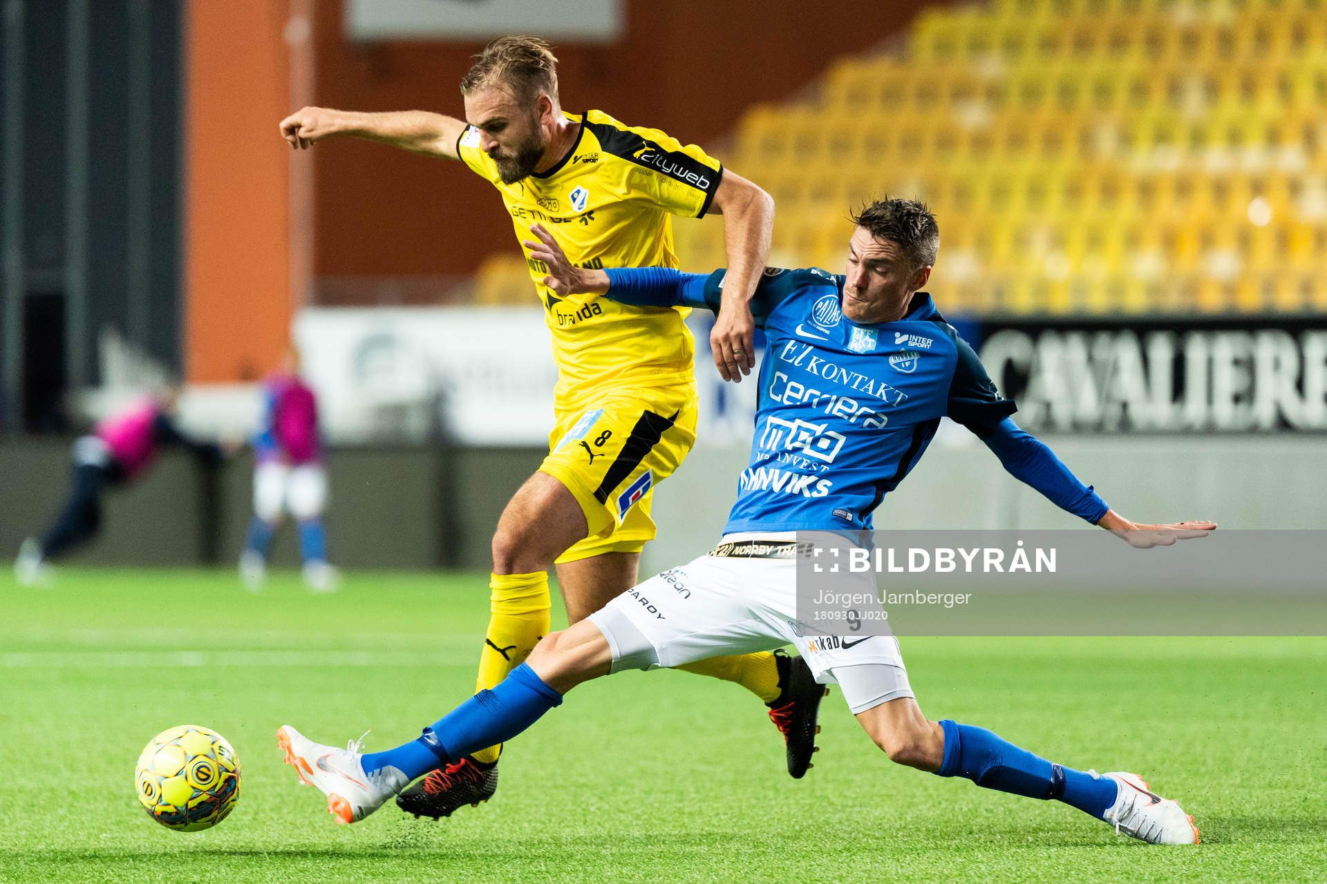Norrbys Lars Nilsson och Halmstads Jesper Westerberg