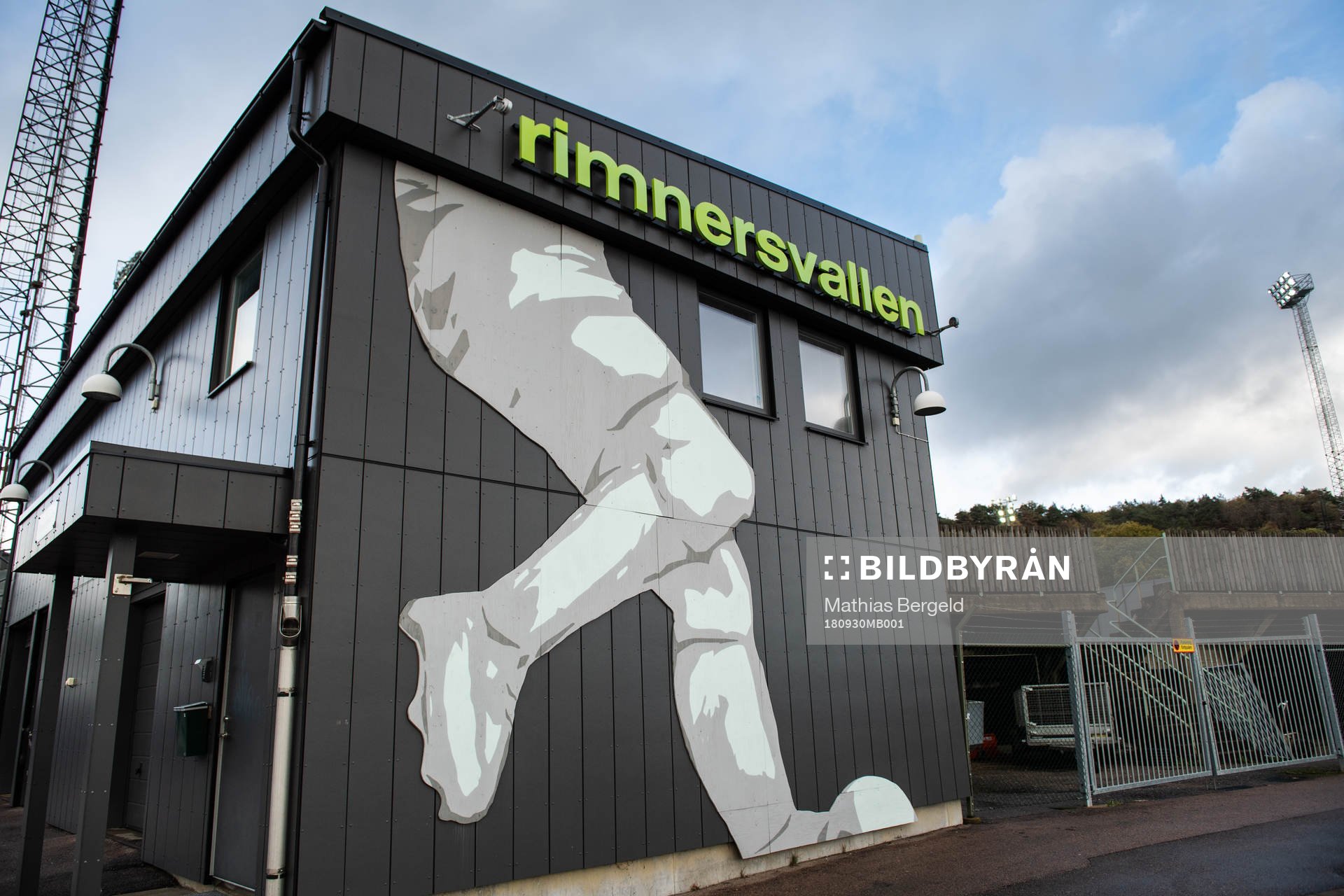 Exteriör vy över Rimnersvallen
