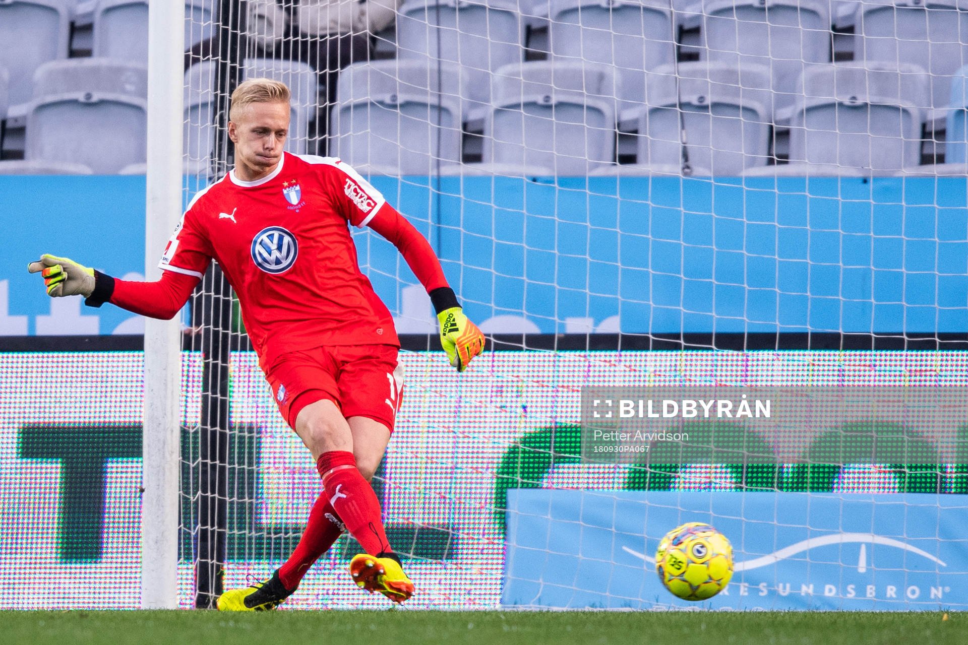 Malmö FFs målvakt Walter Viitala